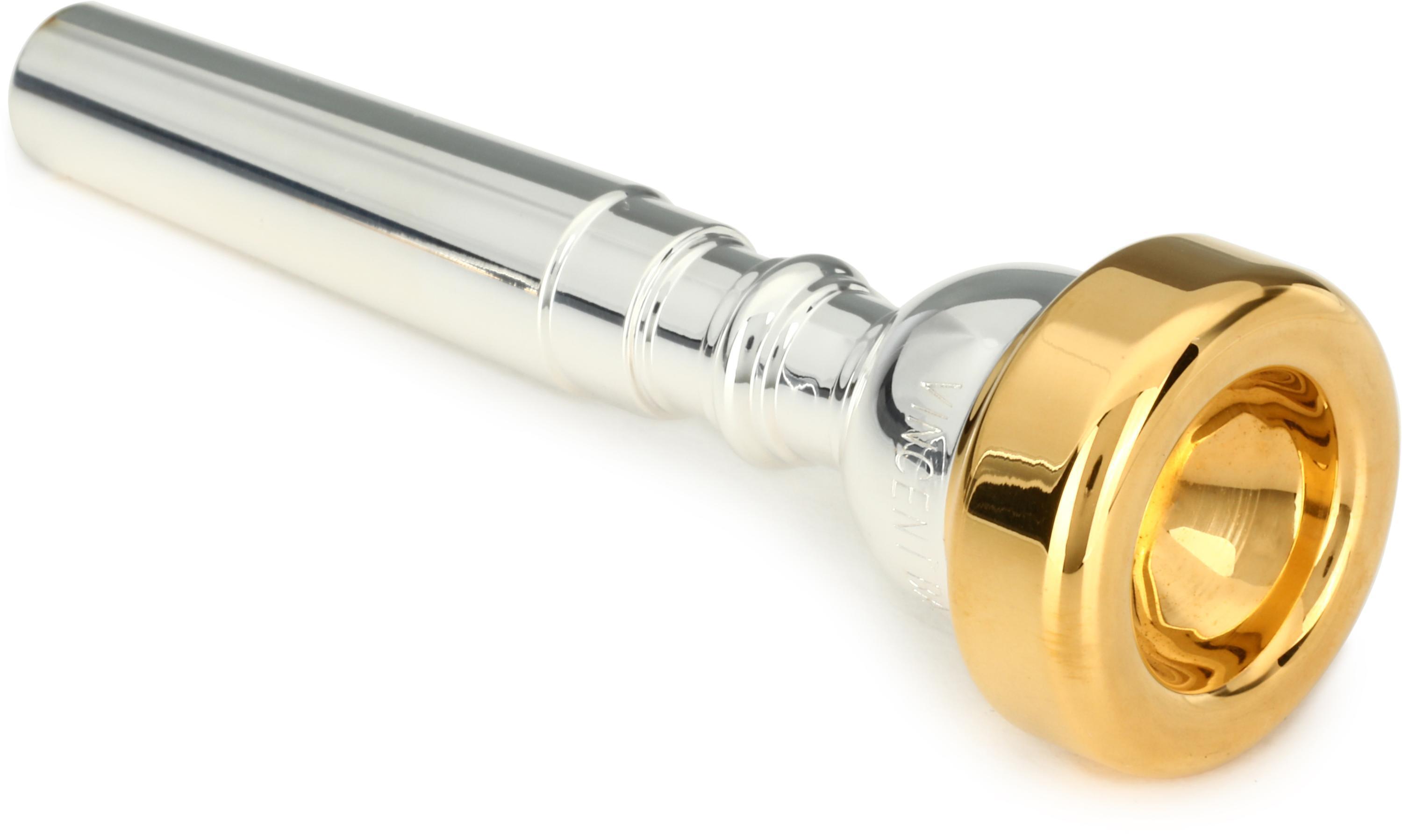 Bach 351 Classic Series Silver-plated Trumpet Mouthpiece with Gold