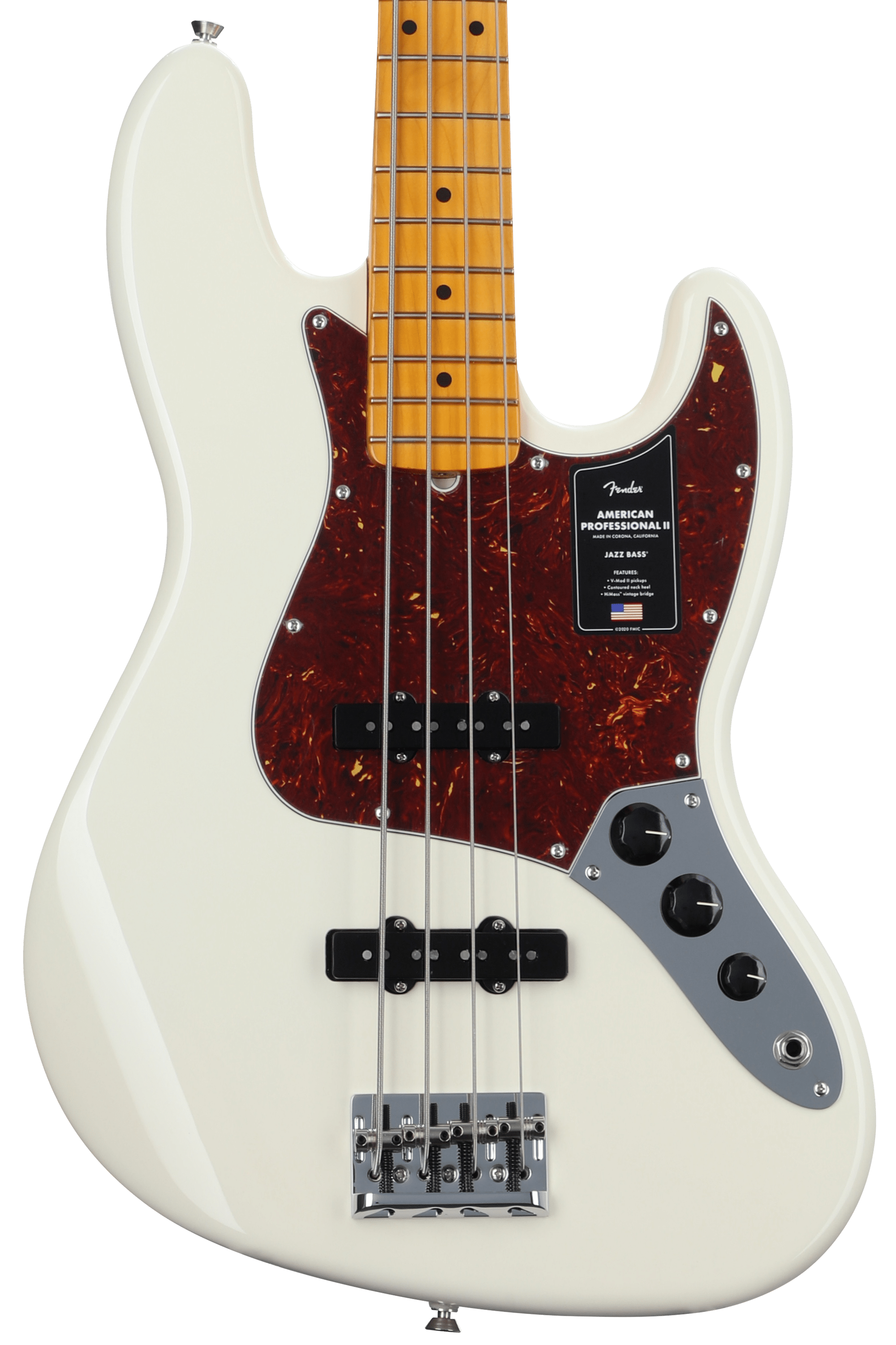 Fender American Professional II Jazz Bass - Olympic White with