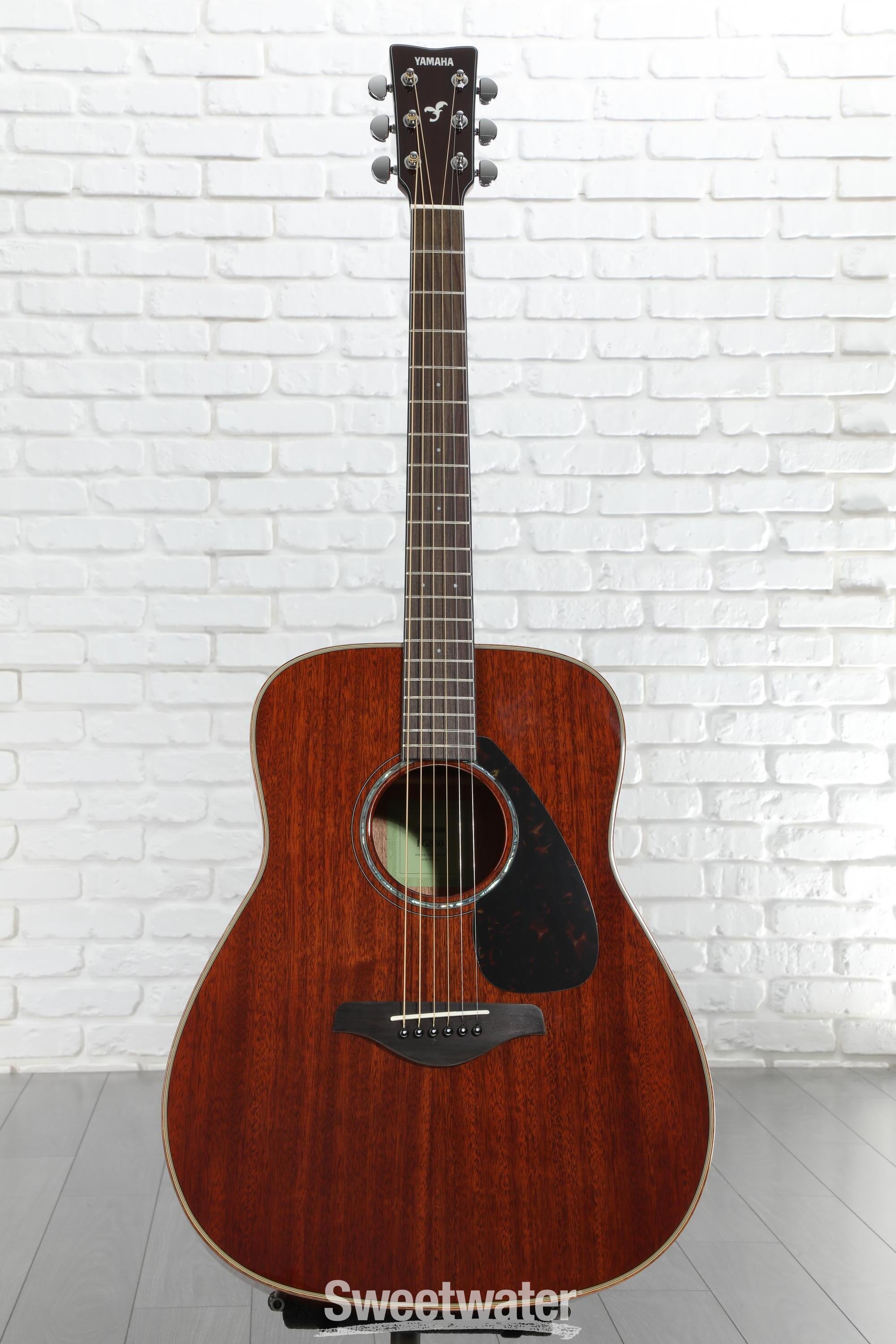 ギター YAMAHA FG850 Yamaha FG850 Dreadnought Acoustic Guitar - Natural | Sweetwater