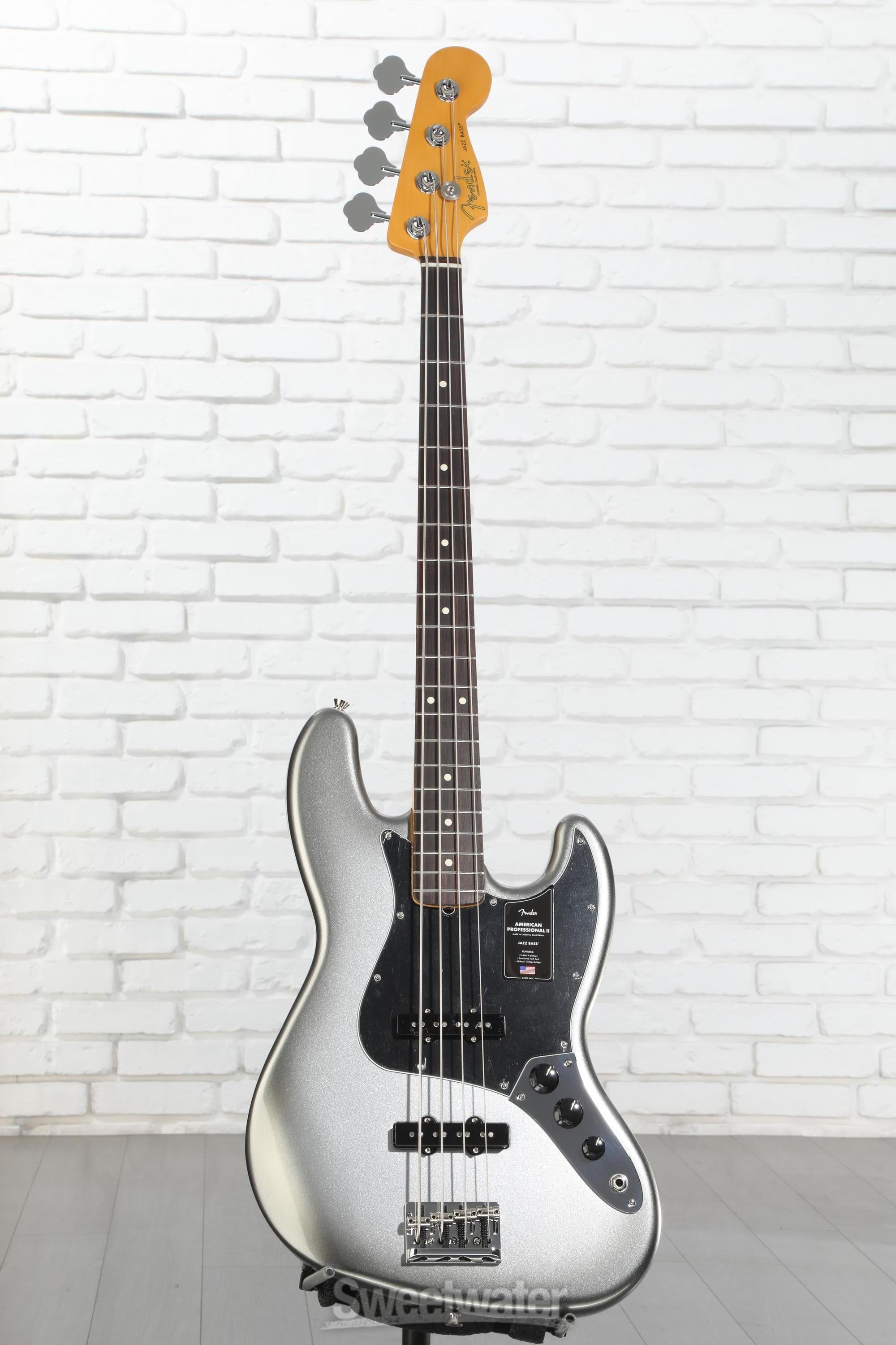 Fender American Professional II Jazz Bass - Mercury with Rosewood