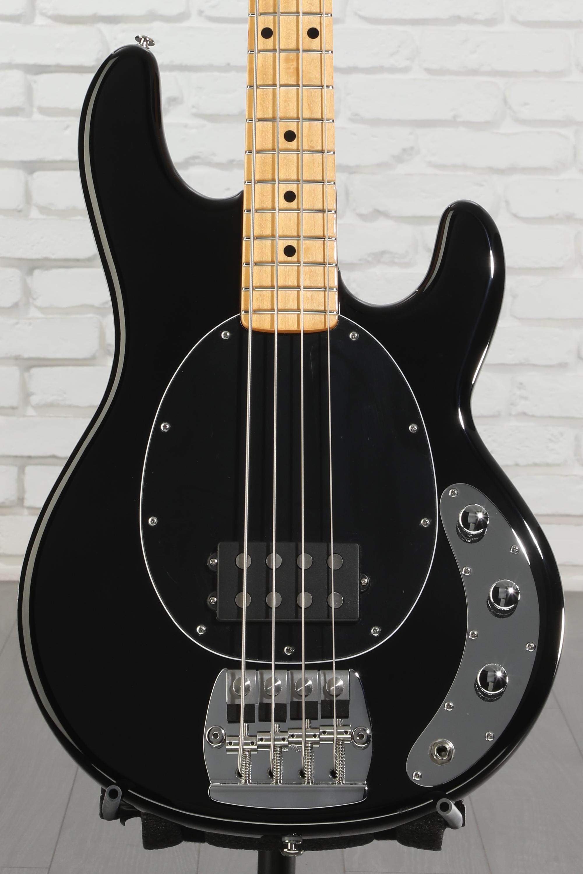 Ernie Ball Music Man Retro '70s StingRay Bass Guitar - Black