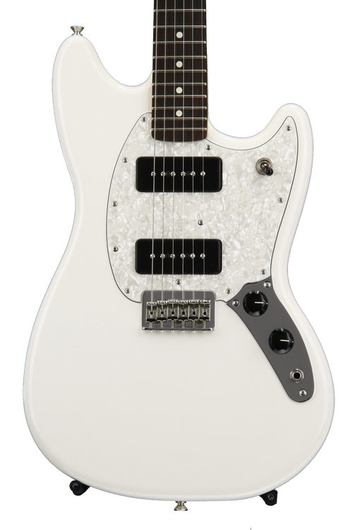 Fender Mustang 90 - Olympic White with Rosewood Fingerboard