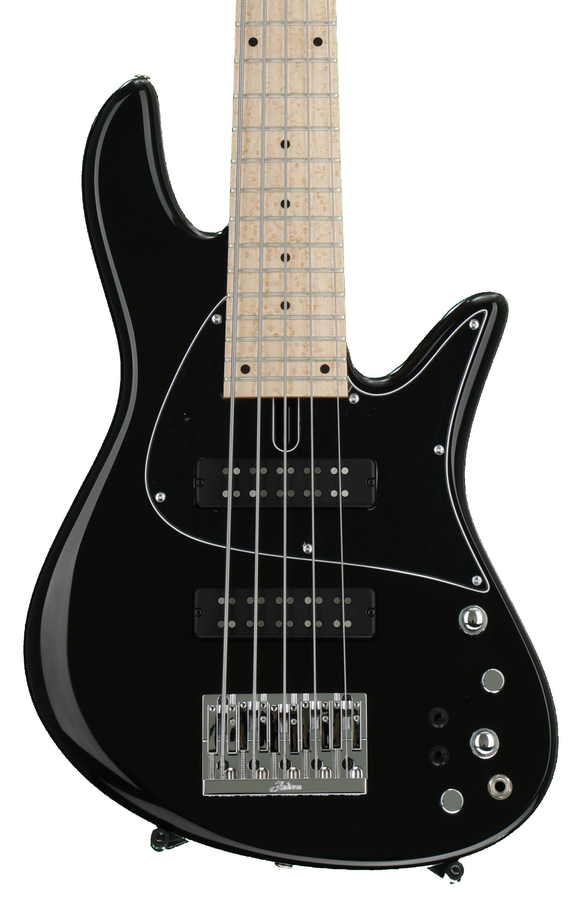Fodera Emperor 5 Standard Classic - Black | Sweetwater
