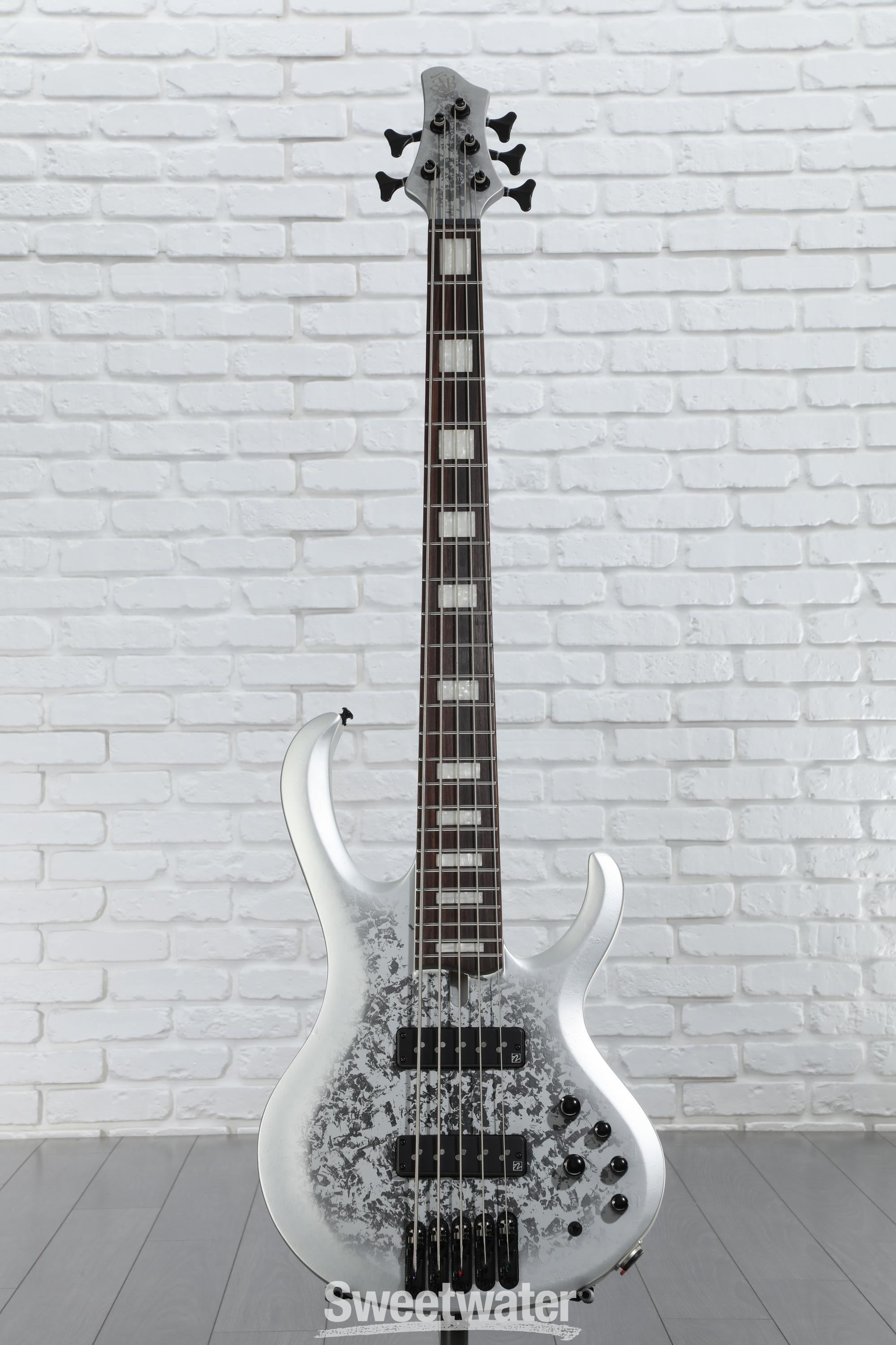 希少Ibanez BTB Silver Blizzard限定生産誕生25周年記念 Ibanez 25th-anniversary BTB Standard 5-string Electric Bass