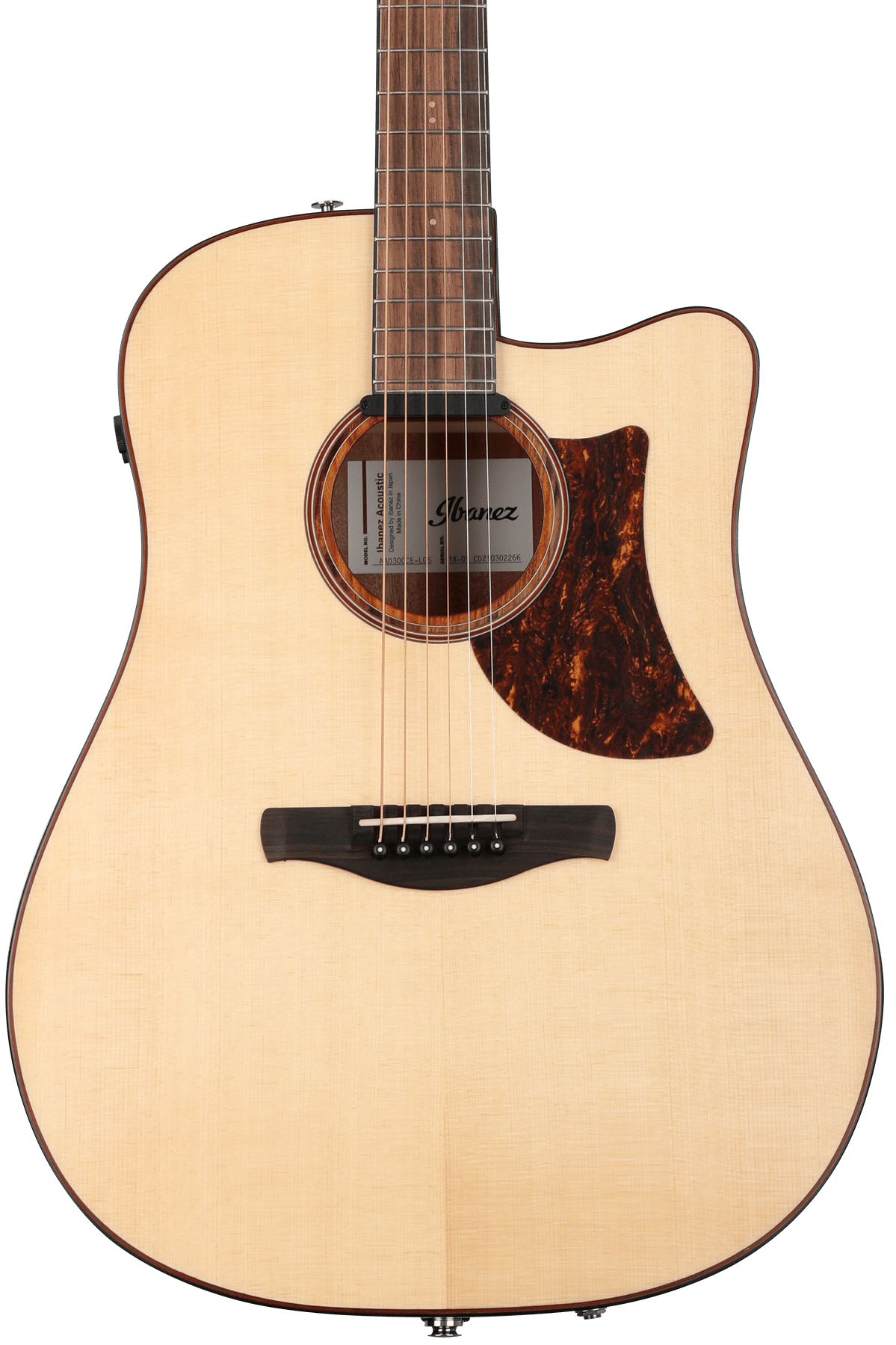 Ibanez AAD300CE Acoustic-electric Guitar - Natural Low Gloss