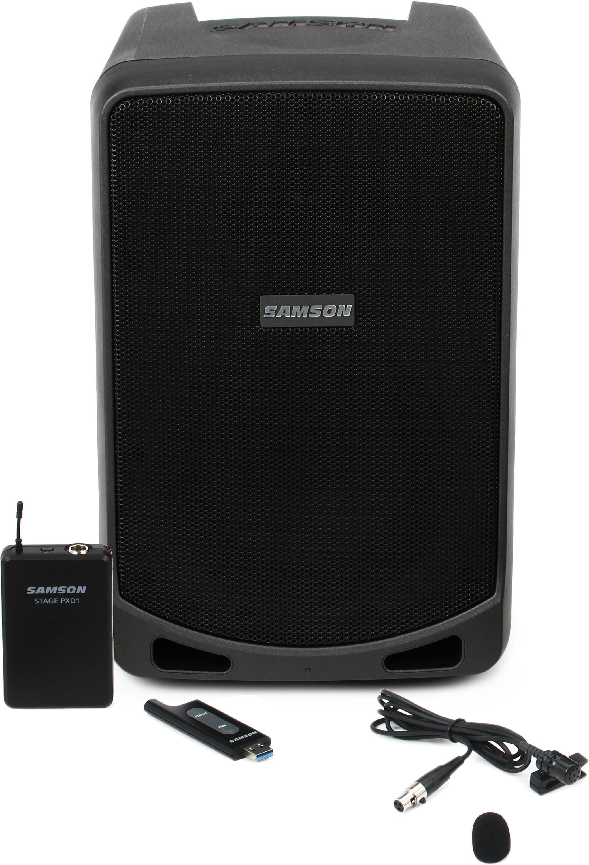 Photo of Samson Expedition XP106wLM Battery-powered PA System with Wireless Lavalier Microphone