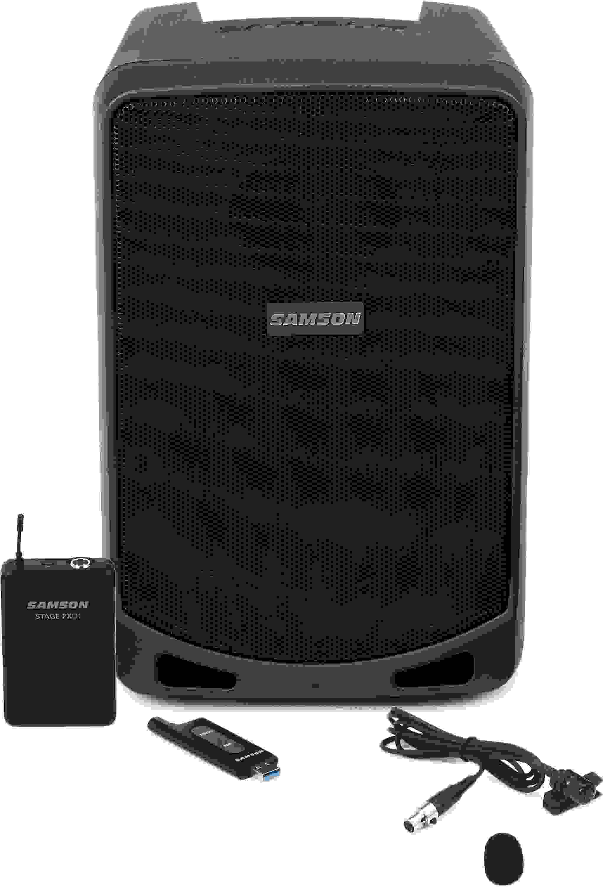 Samson Expedition XP106wLM Battery-powered PA System with Wireless Lavalier Microphone