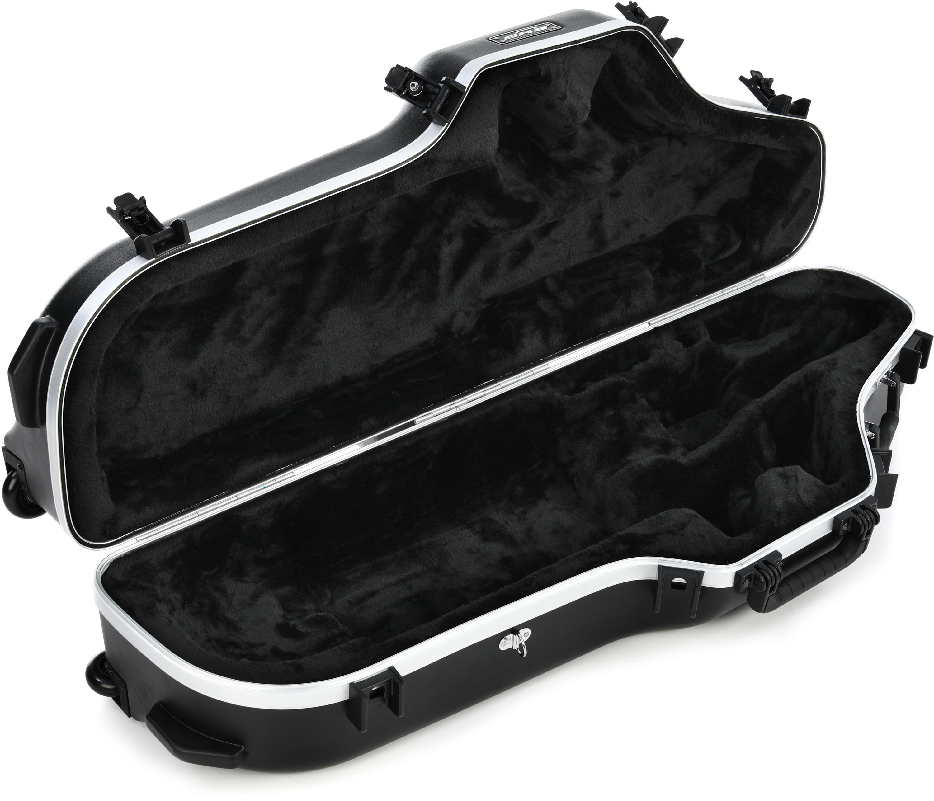 SKB 1SKB455W Contoured Pro Baritone Saxophone Case with Wheels