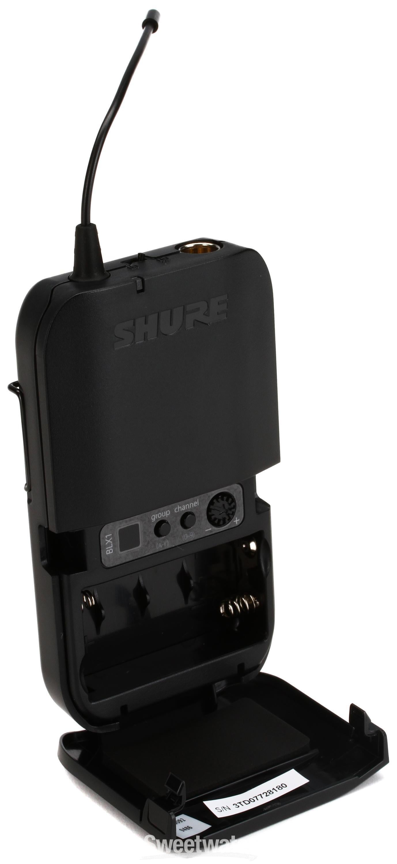 SHURE BLX1 M17 ワイヤレスマイク送信機 SHURE BLX1 M17 ワイヤレスマイク送信機 ADX1、ADX1M - Shure