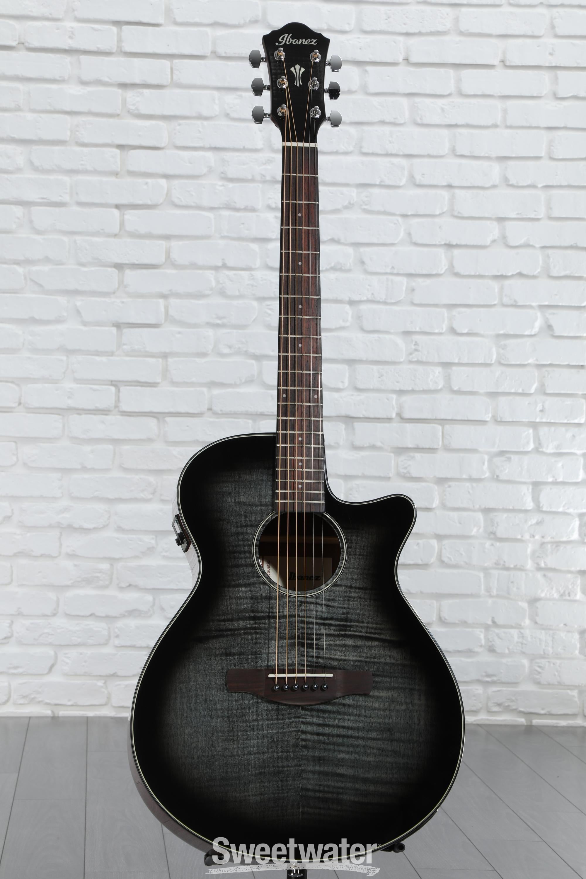 Ibanez AEG70 Acoustic-Electric Guitar - Transparent Charcoal