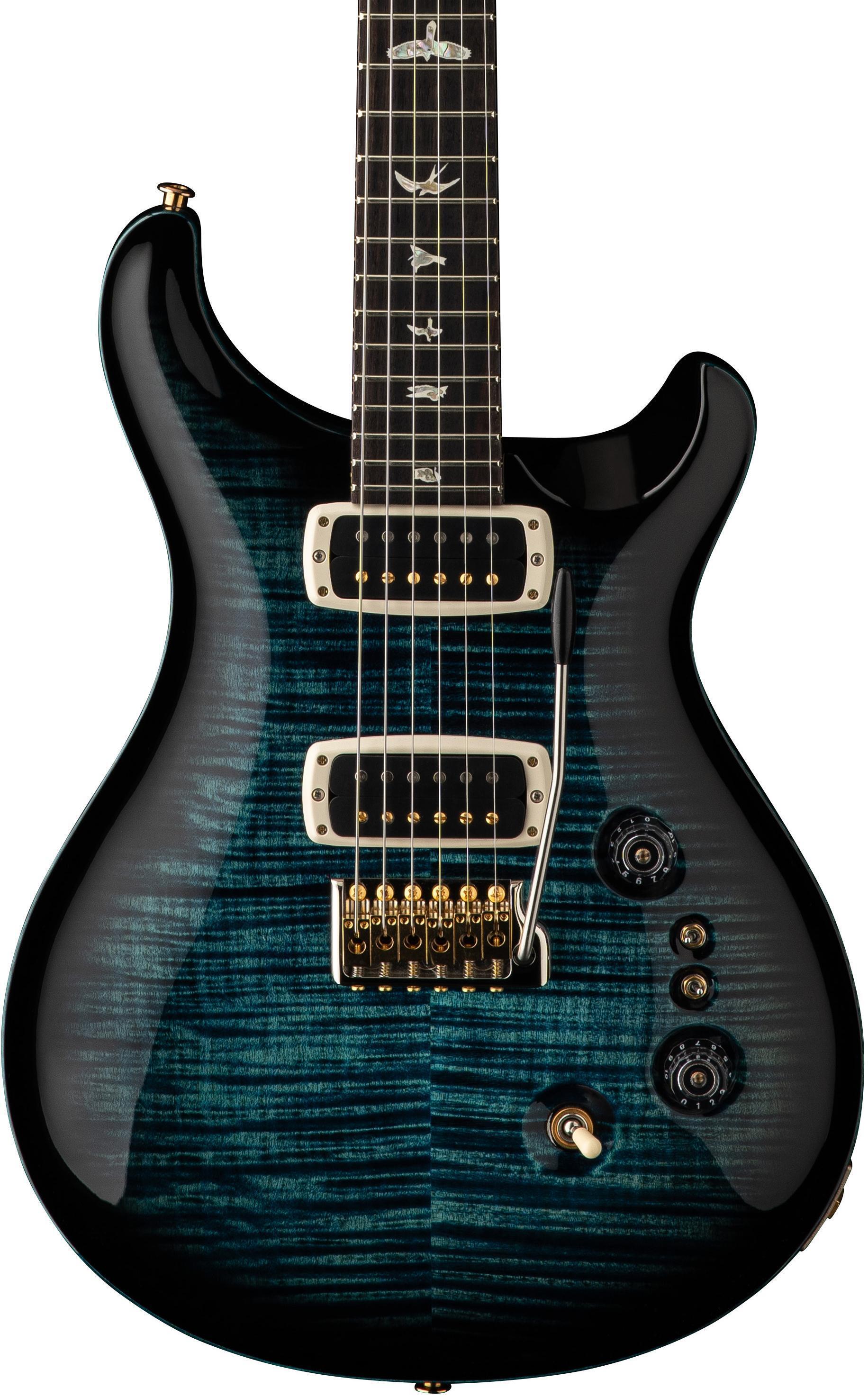 PRS Custom 24-08 Electric Guitar - Cobalt Smokeburst/Charcoal 