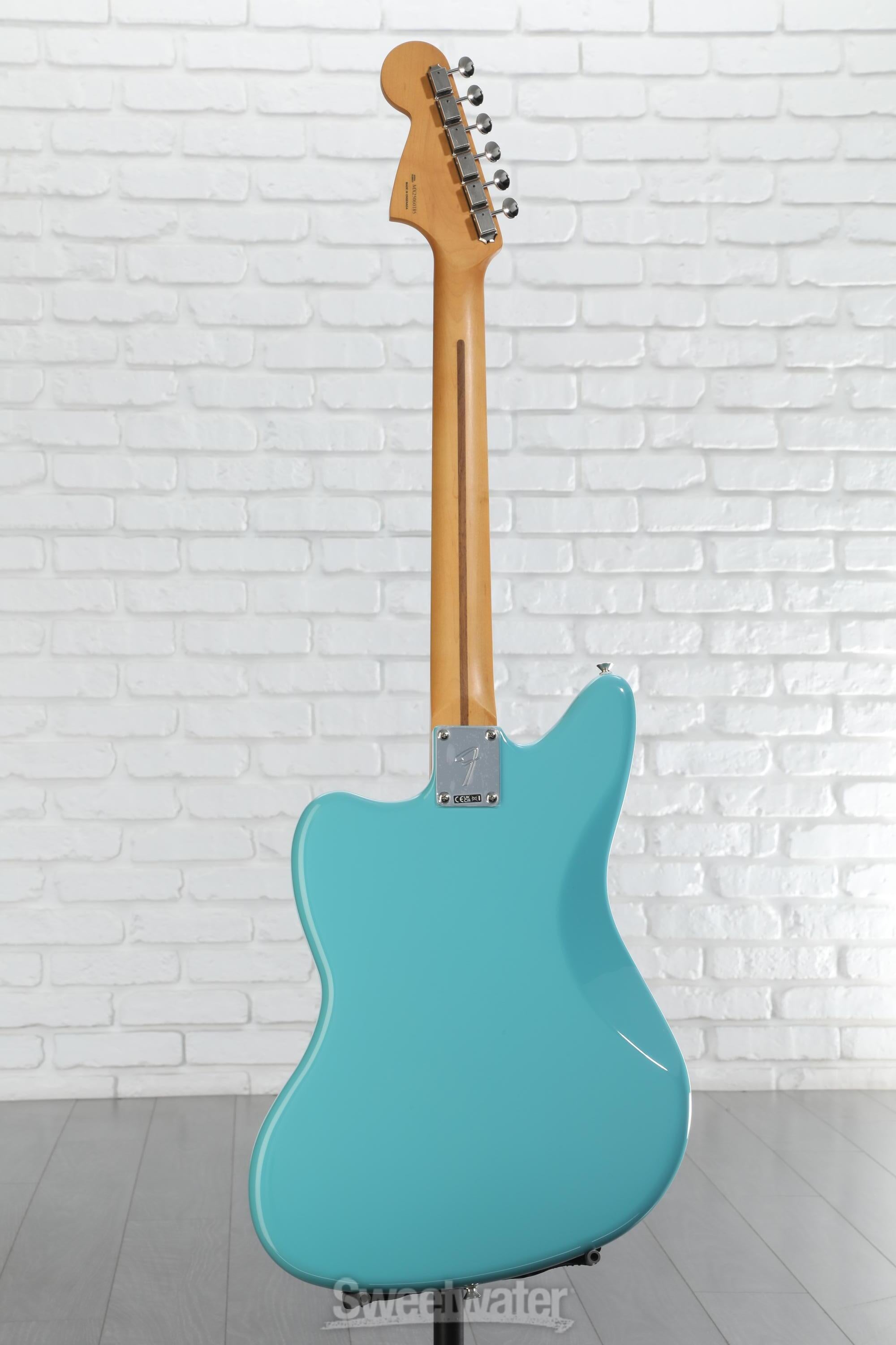 Fender Player II Jaguar Electric Guitar - Aquatone Blue | Sweetwater