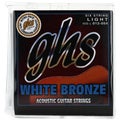 Photo of GHS WBL White Bronze Alloy 52 Acoustic Guitar Strings - .012-.054 Light
