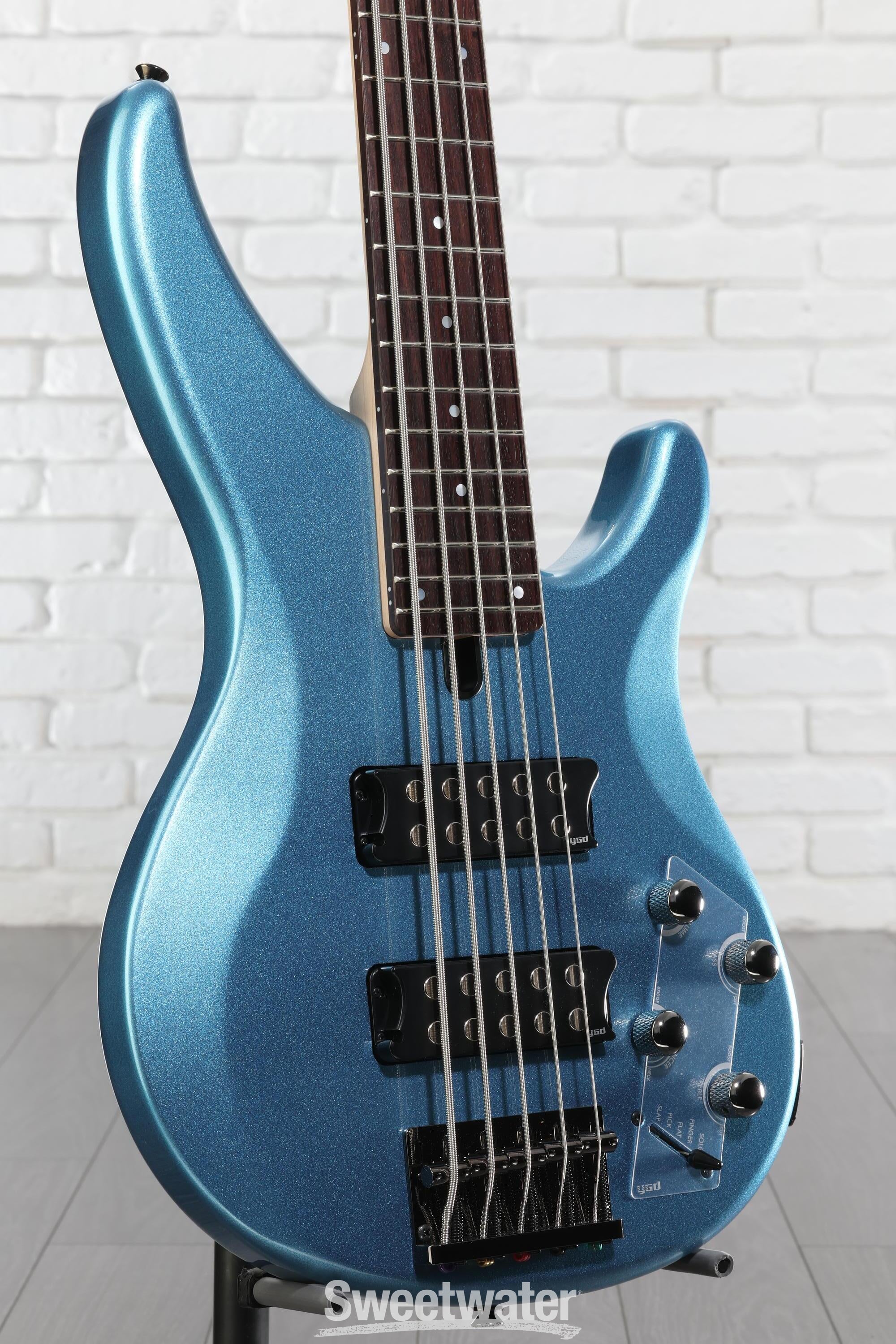 Yamaha TRBX305 5-string Bass Guitar - Factory Blue | Sweetwater