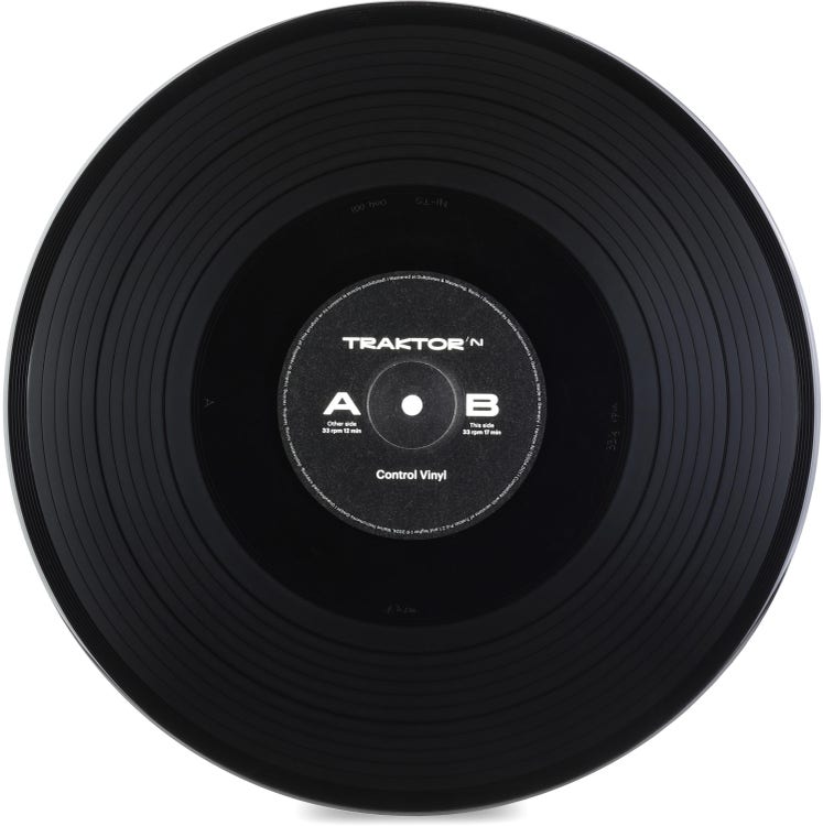Native Instruments Traktor Control Vinyl - Single Vinyl, Black