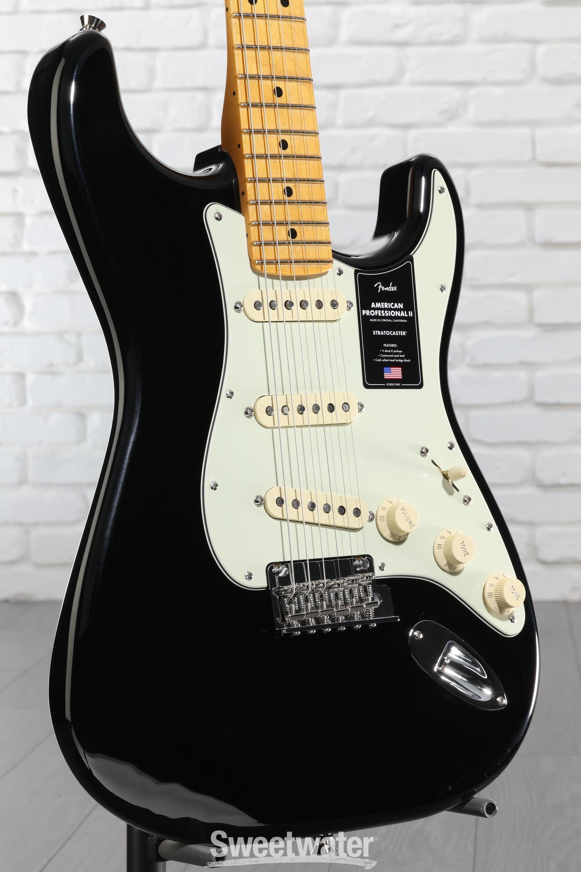 Fender American Professional II Stratocaster - Black with Maple
