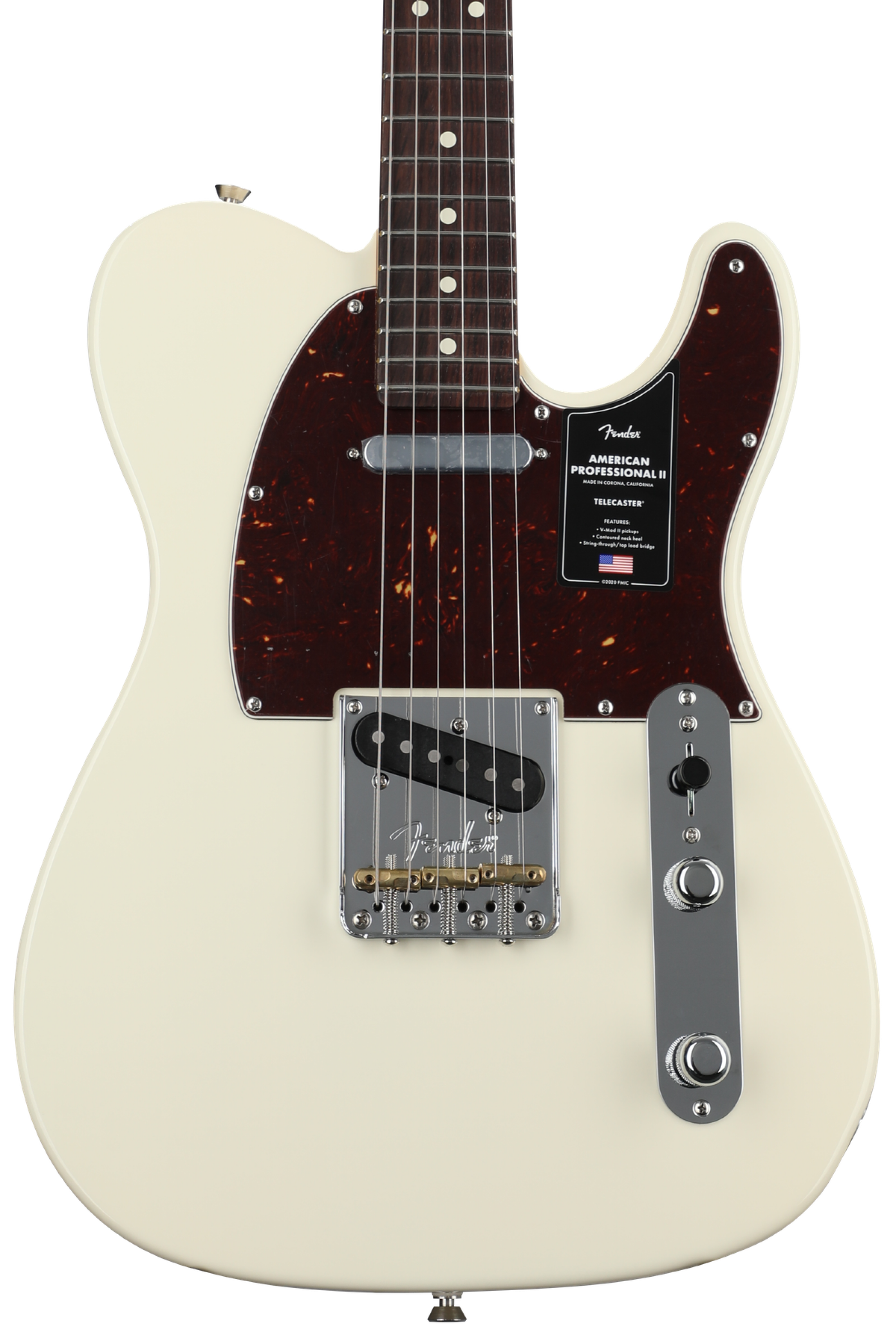Fender American Professional II Telecaster - Olympic White with Rosewood Fingerboard
