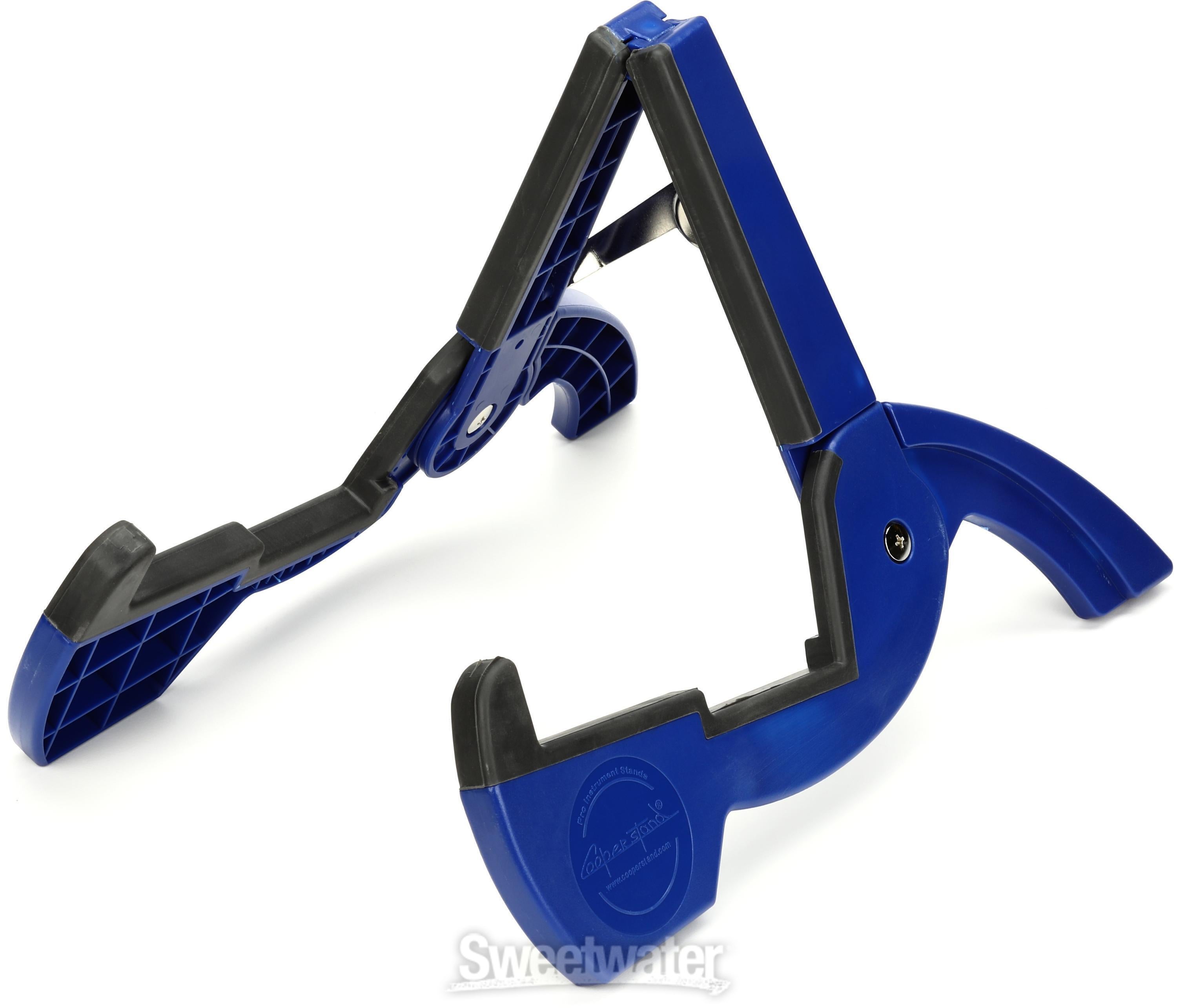 Cooperstand Duro-Pro ABS Composite Folding Guitar Stand - Blue