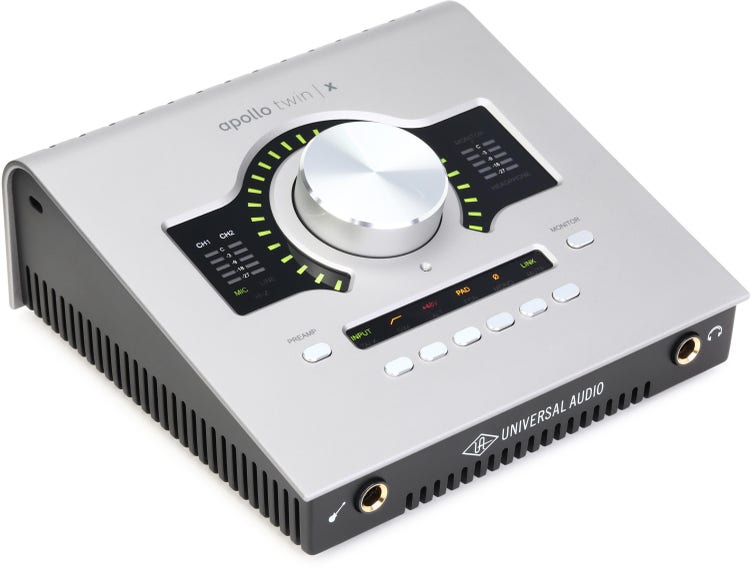 Universal Audio Apollo Twin X DUO Gen 2 Essentials+ 10x6 Thunderbolt Audio Interface with UAD DSP