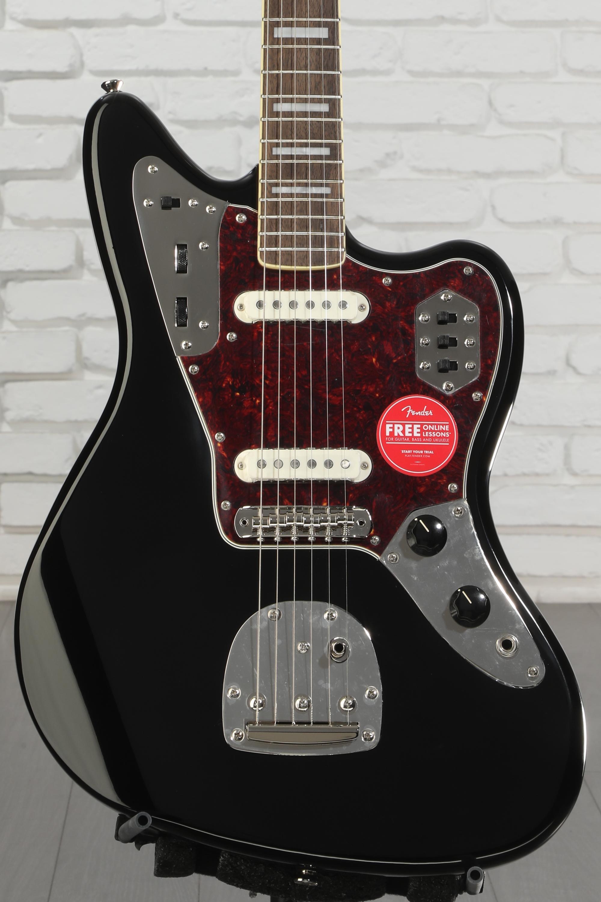 Squier Classic Vibe '70s Jaguar - Black | Sweetwater