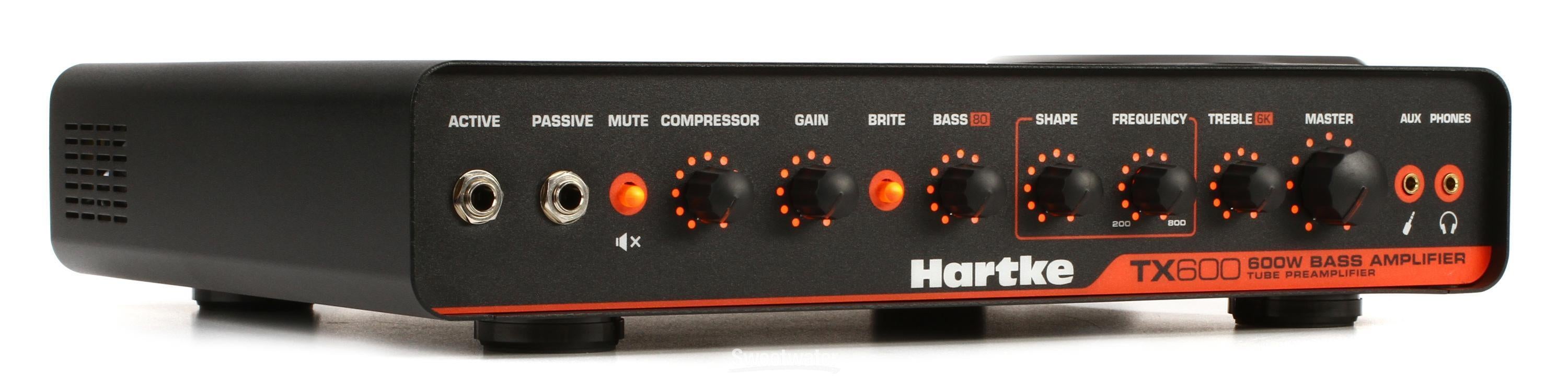 Hartke TX600 - 600W Lightweight Bass Head Reviews | Sweetwater