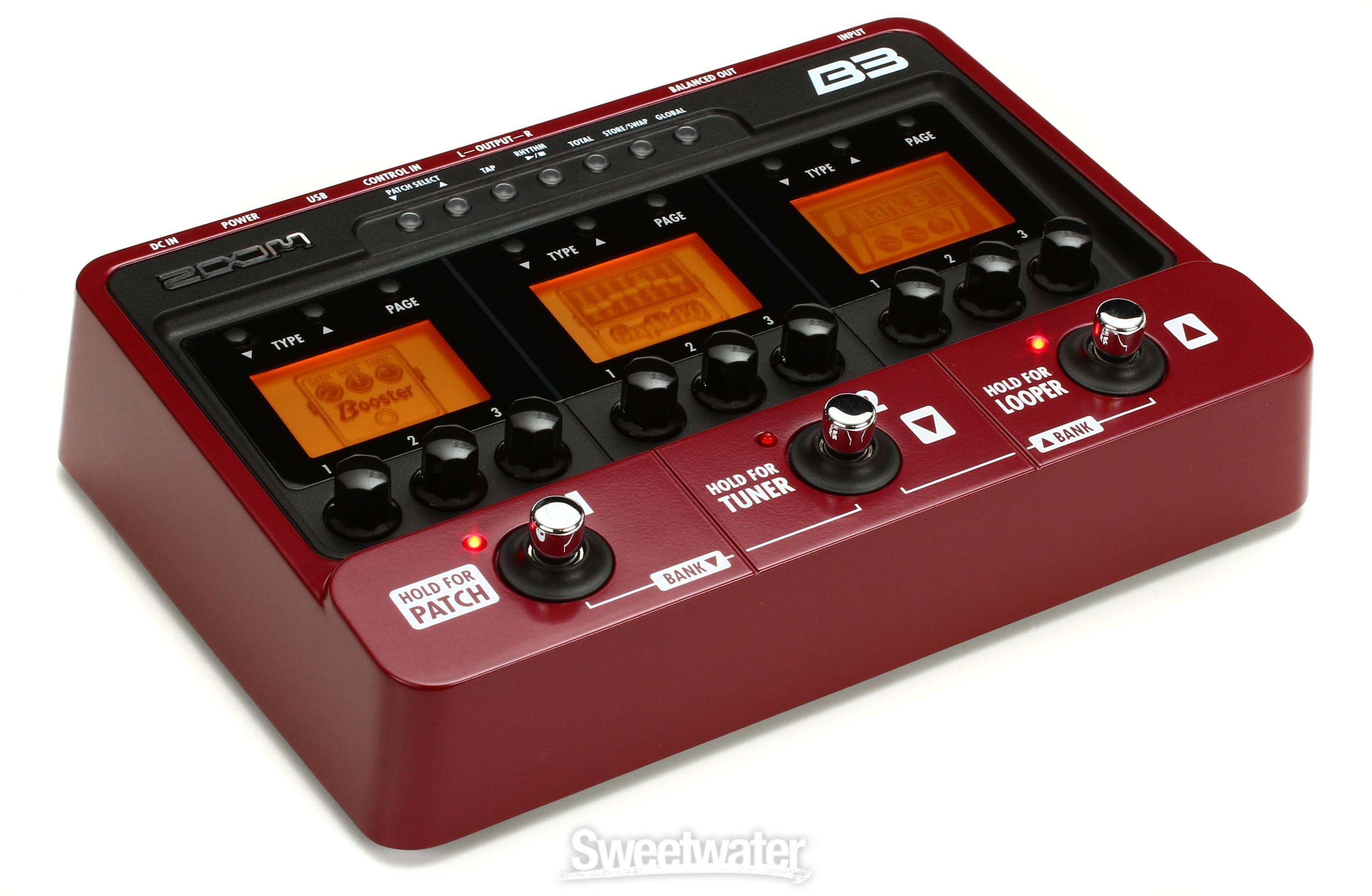Zoom B3 Bass Multi Effects | Sweetwater