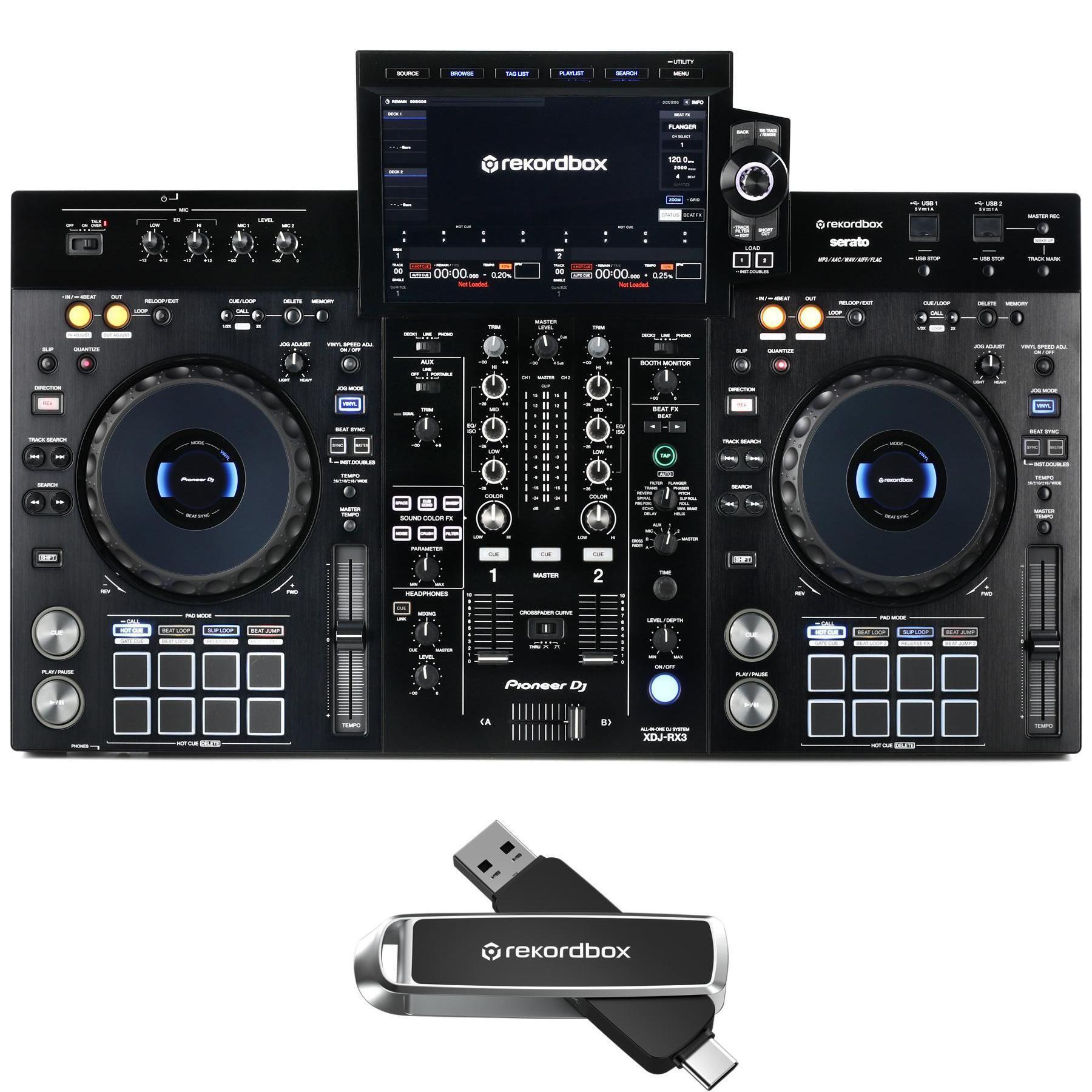 Pioneer DJ XDJ-RX3 Digital DJ System and Flight Case Bundle
