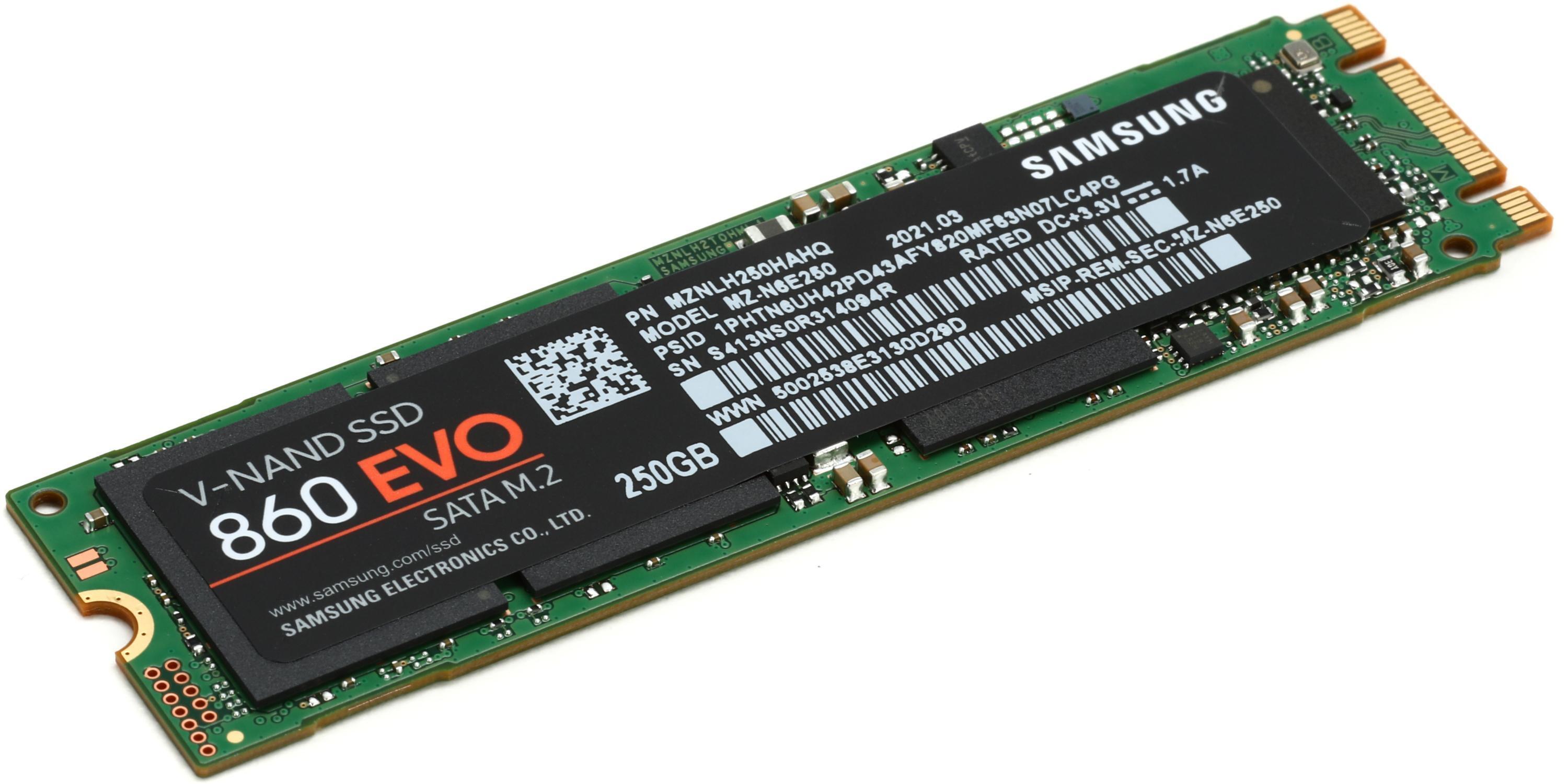 Samsung 860 EVO 250GB Solid State Drive M.2 2280 Internal - SATA