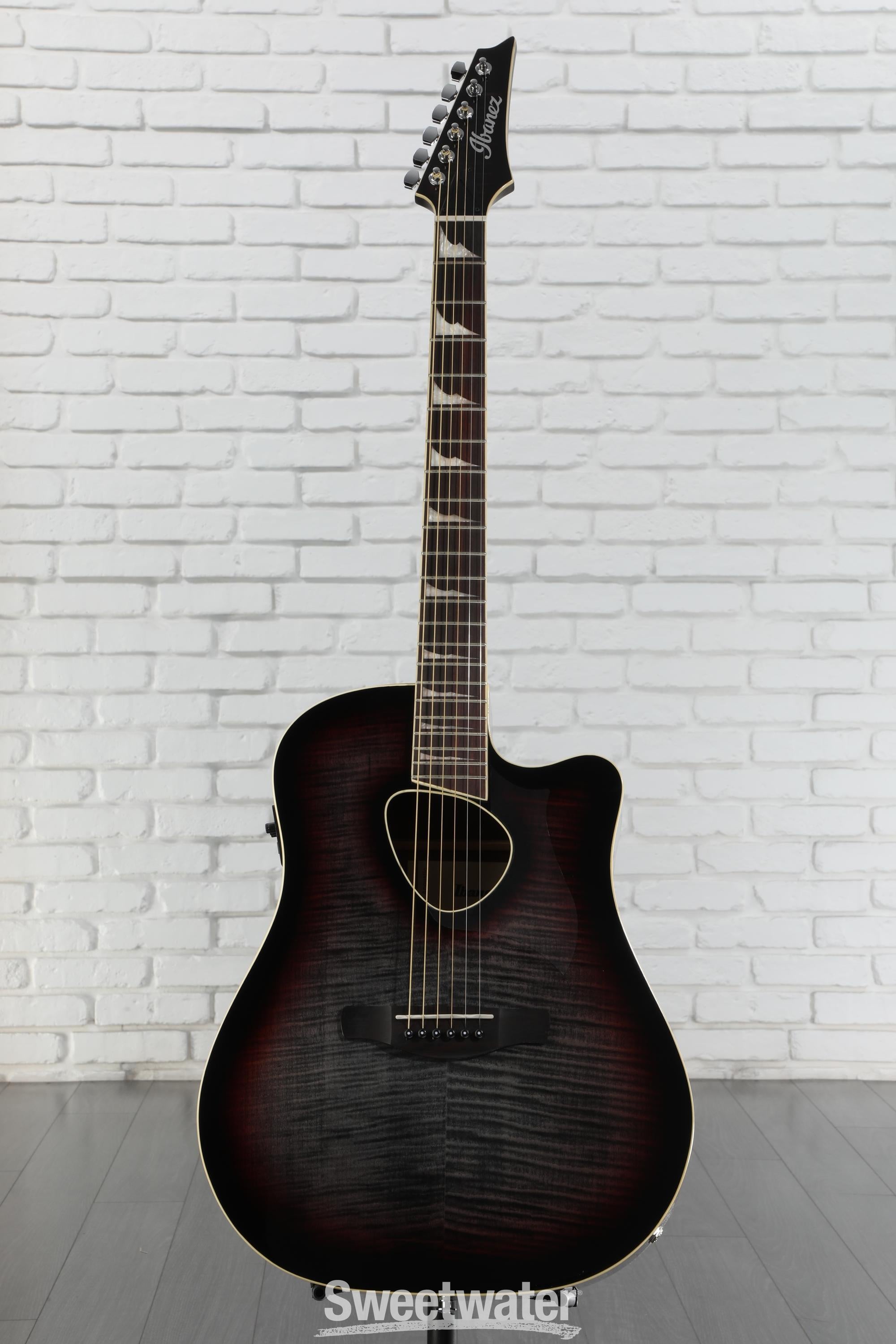 Ibanez Altstar ALT30FM Acoustic-electric Guitar - Red Doom