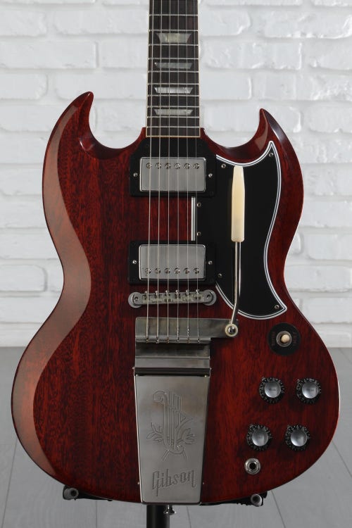 Gibson Custom 1964 SG Standard Reissue with Maestro Vibrola VOS - Cherry Red