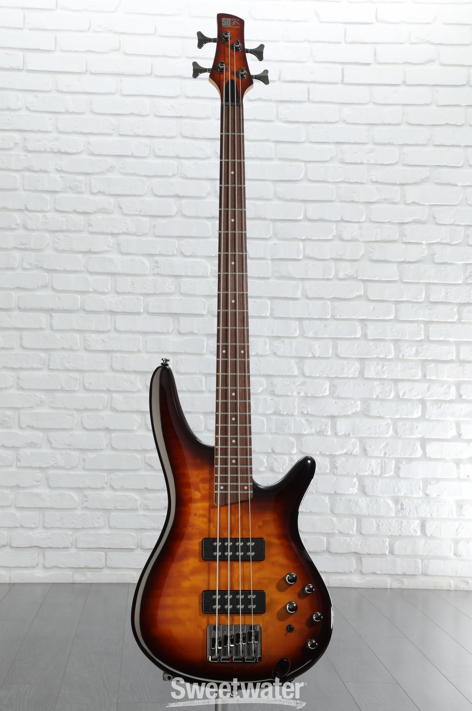 Ibanez Standard SR400EQM Bass Guitar - Dragon Eye Burst