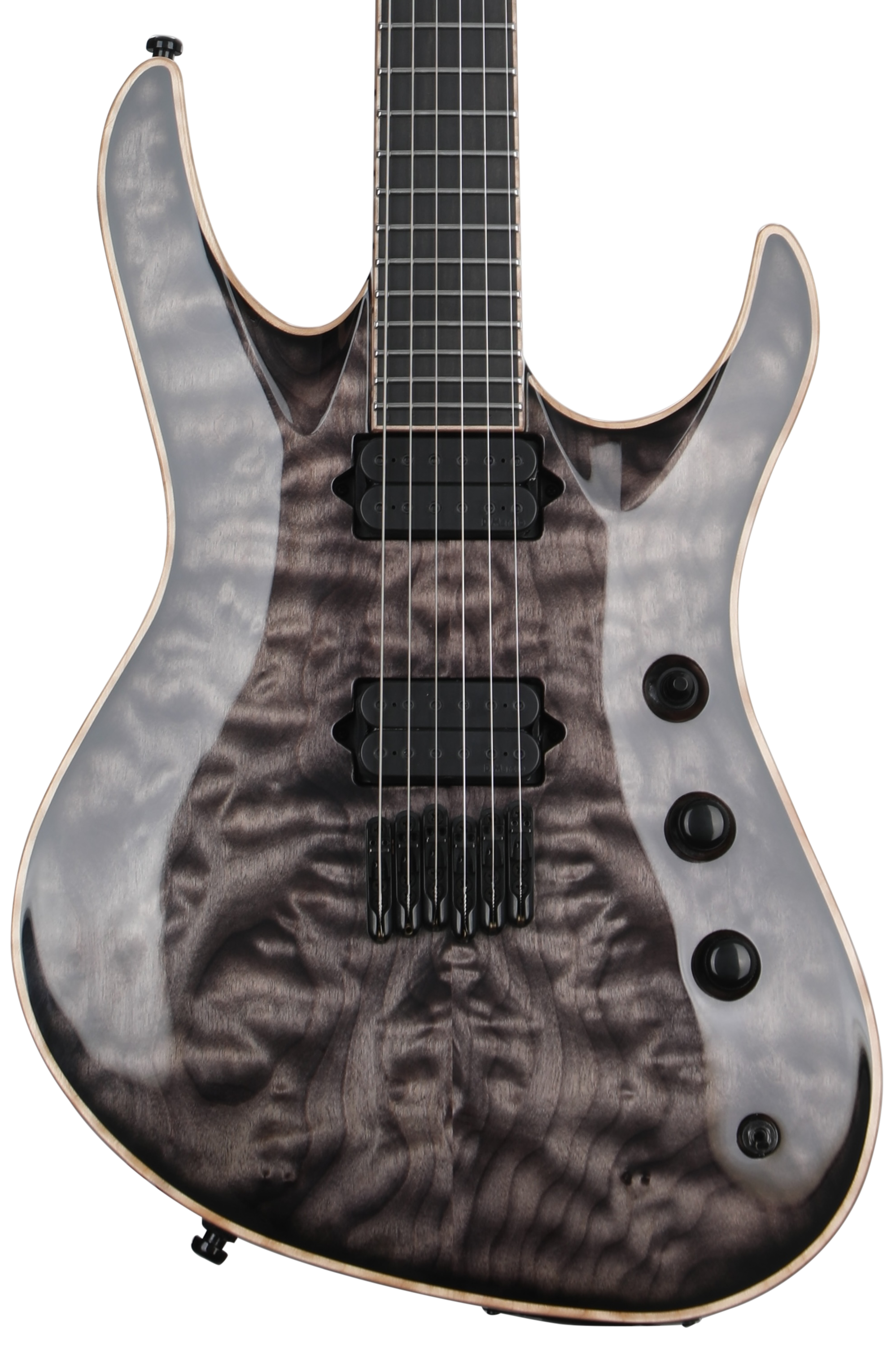 Jackson USA Signature Chris Broderick Soloist HT6 Electric Guitar - Transparent Black