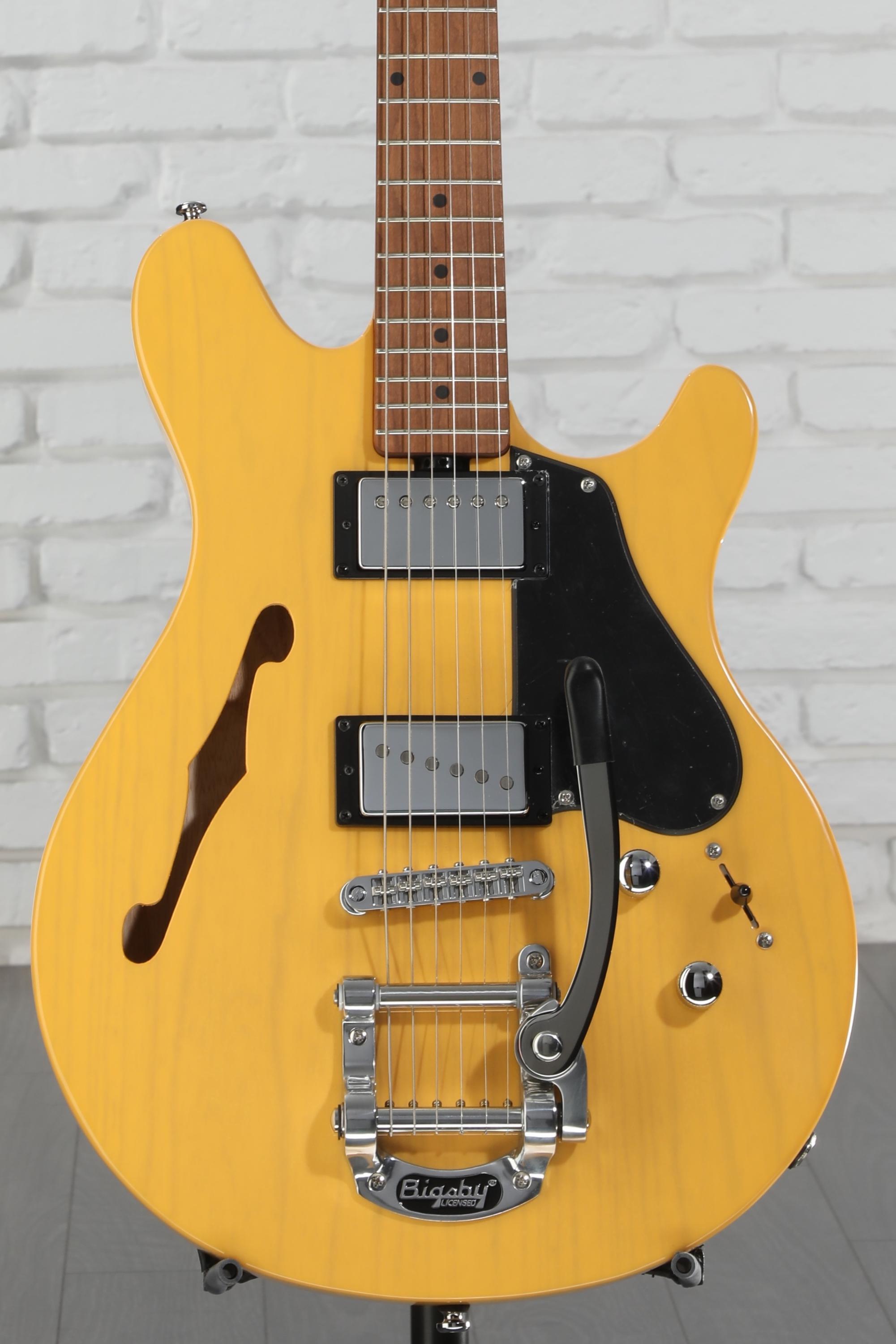 Sterling By Music Man Valentine Chambered Bigsby Electric Guitar