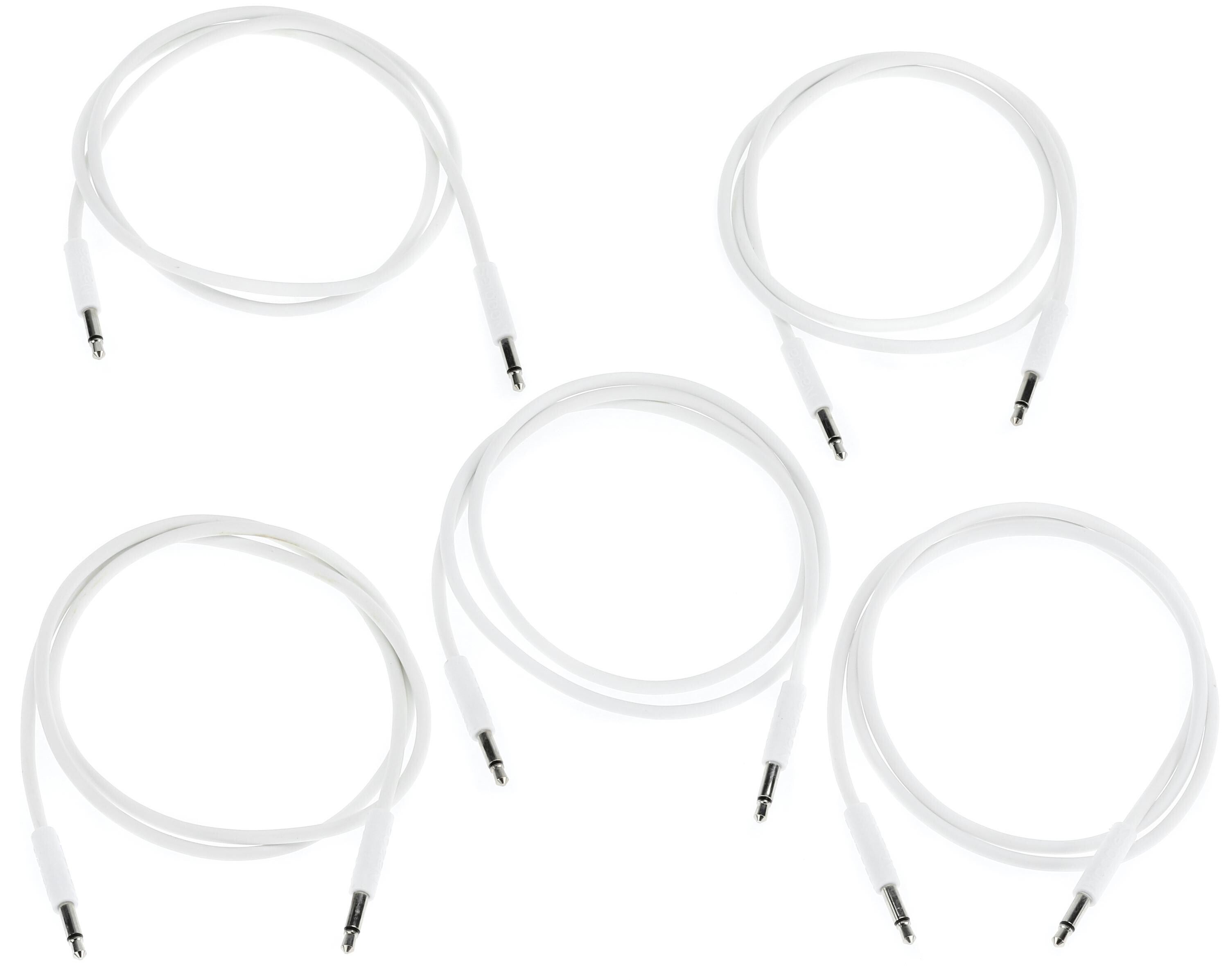 Photo of Nazca Audio Noodles Eurorack Patch Cable 3.5mm TS Male to 3.5mm TS Male - 75cm, White