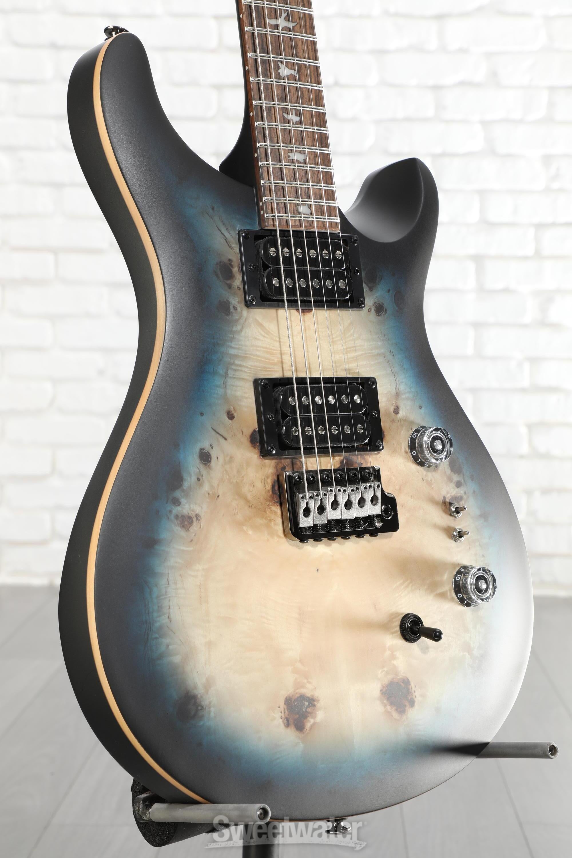 PRS SE Custom 24-08 Exotic Electric Guitar - Lake Blue Midnight