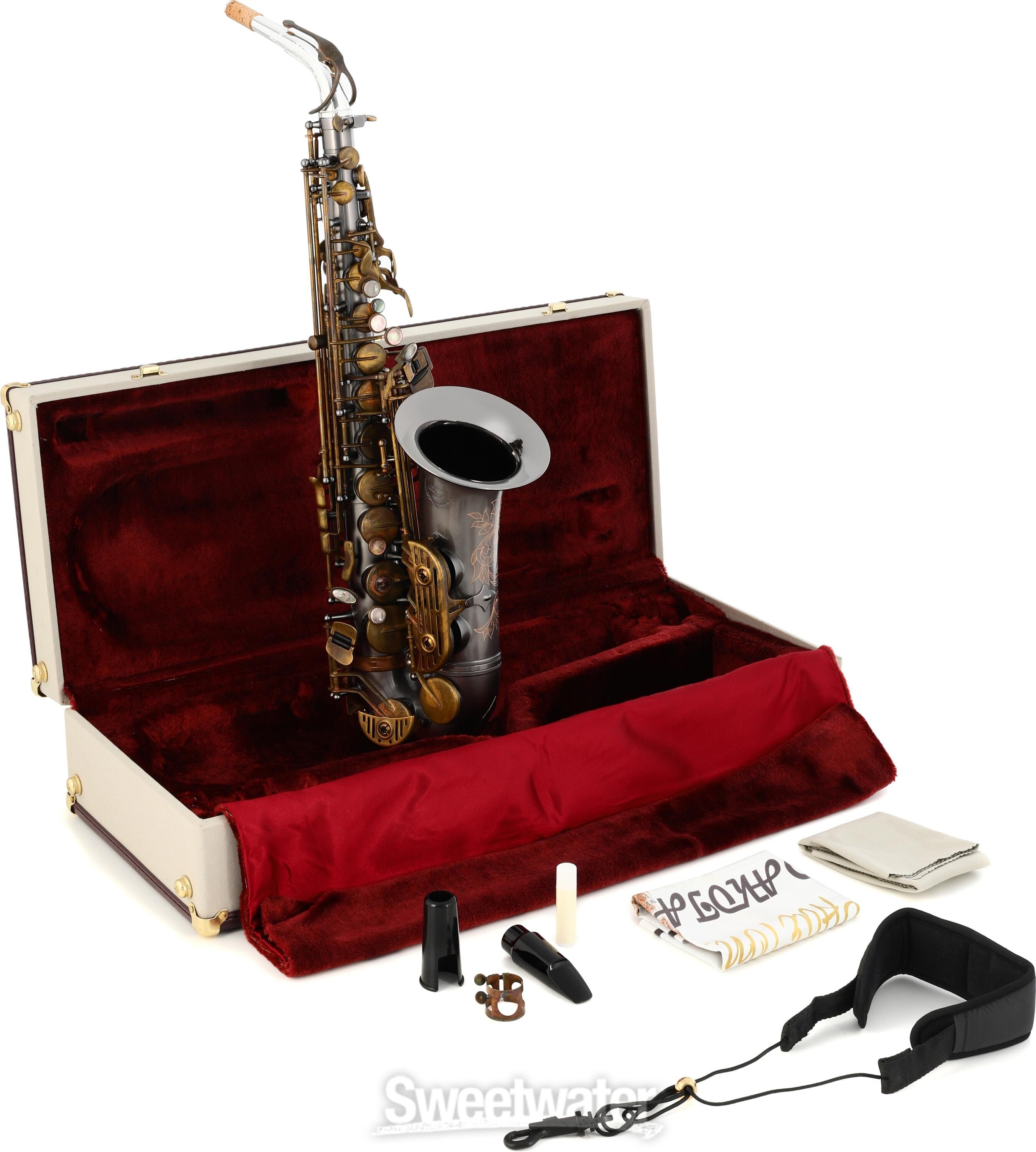 Sax Dakota SDA-XR-42 XR Series Alto Saxophone - Matte Black Sax Dakota SDA-XR-42 XR Series Alto Saxophone - Matte Black