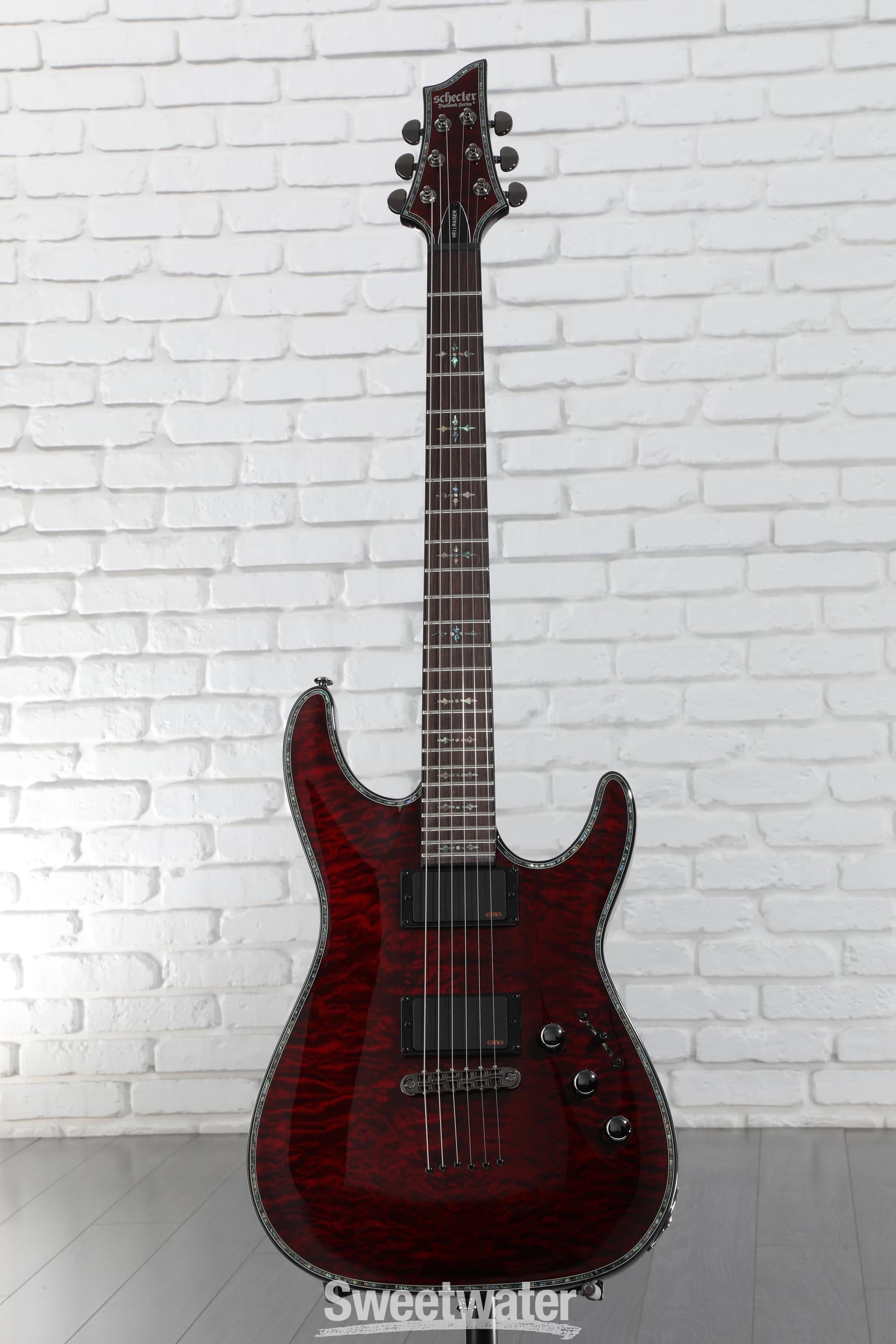 ギター SCHECTER Hellraiser C-1 (AD-C-1-HR/BLK) Schecter Guitar Research Hellraiser Hybrid C-1 Electric