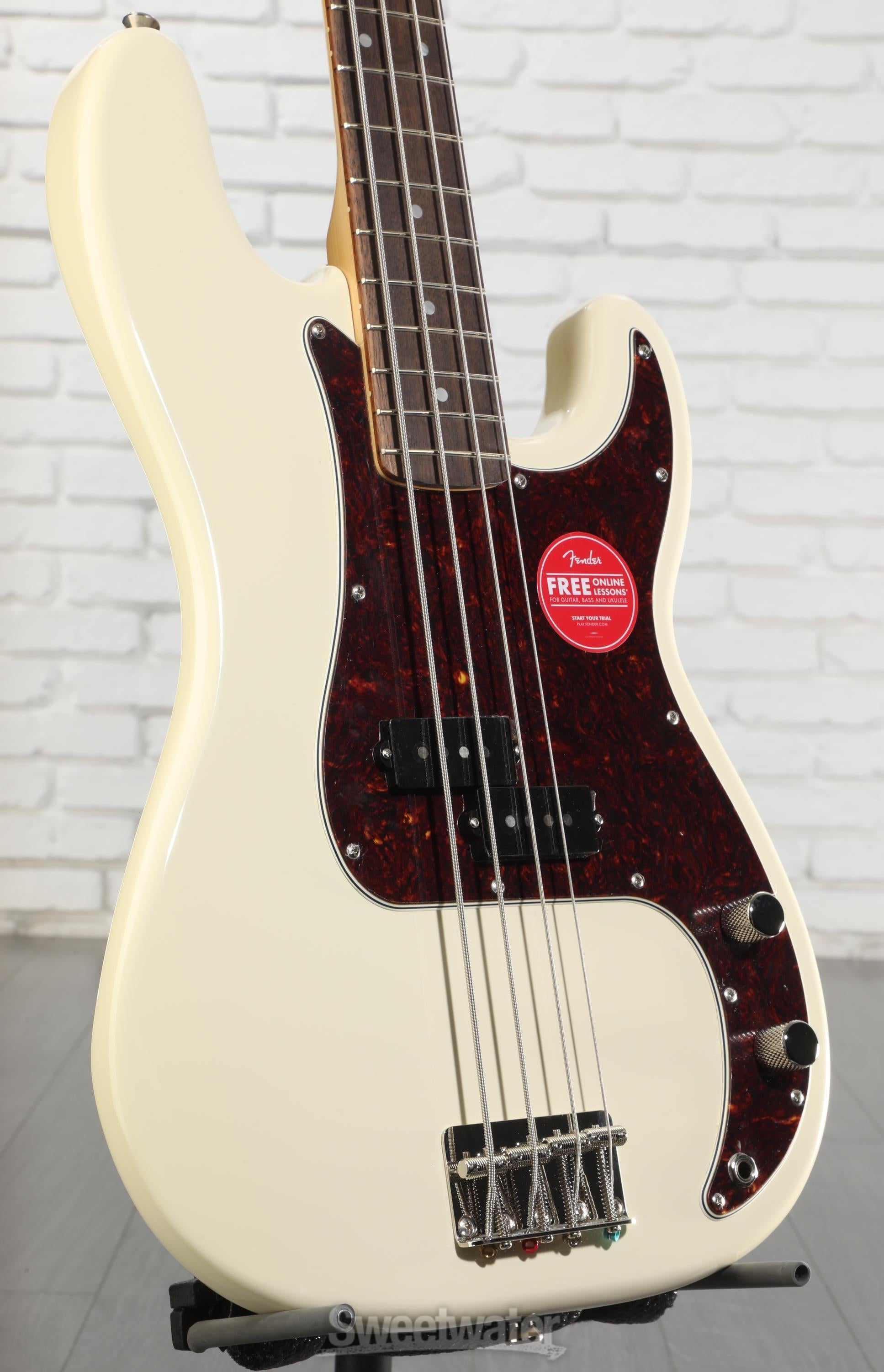 【K】SQUIER Classic Vibe '60s P-Bass Squier Classic Vibe '60s Precision Bass Guitar | Music & Arts