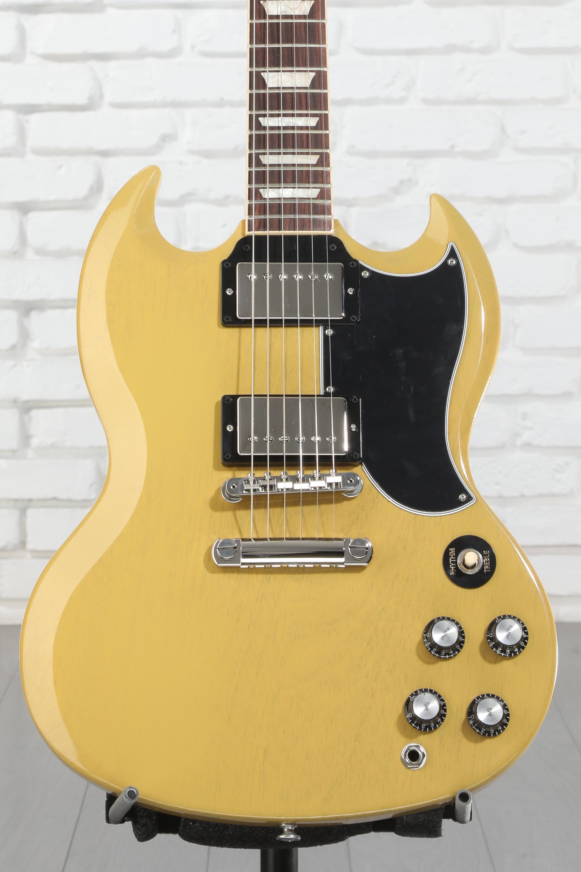 Gibson ギブソン SG Standard 61 TV Yellow Gibson SG Standard '61 Electric Guitar - TV Yellow | Sweetwater