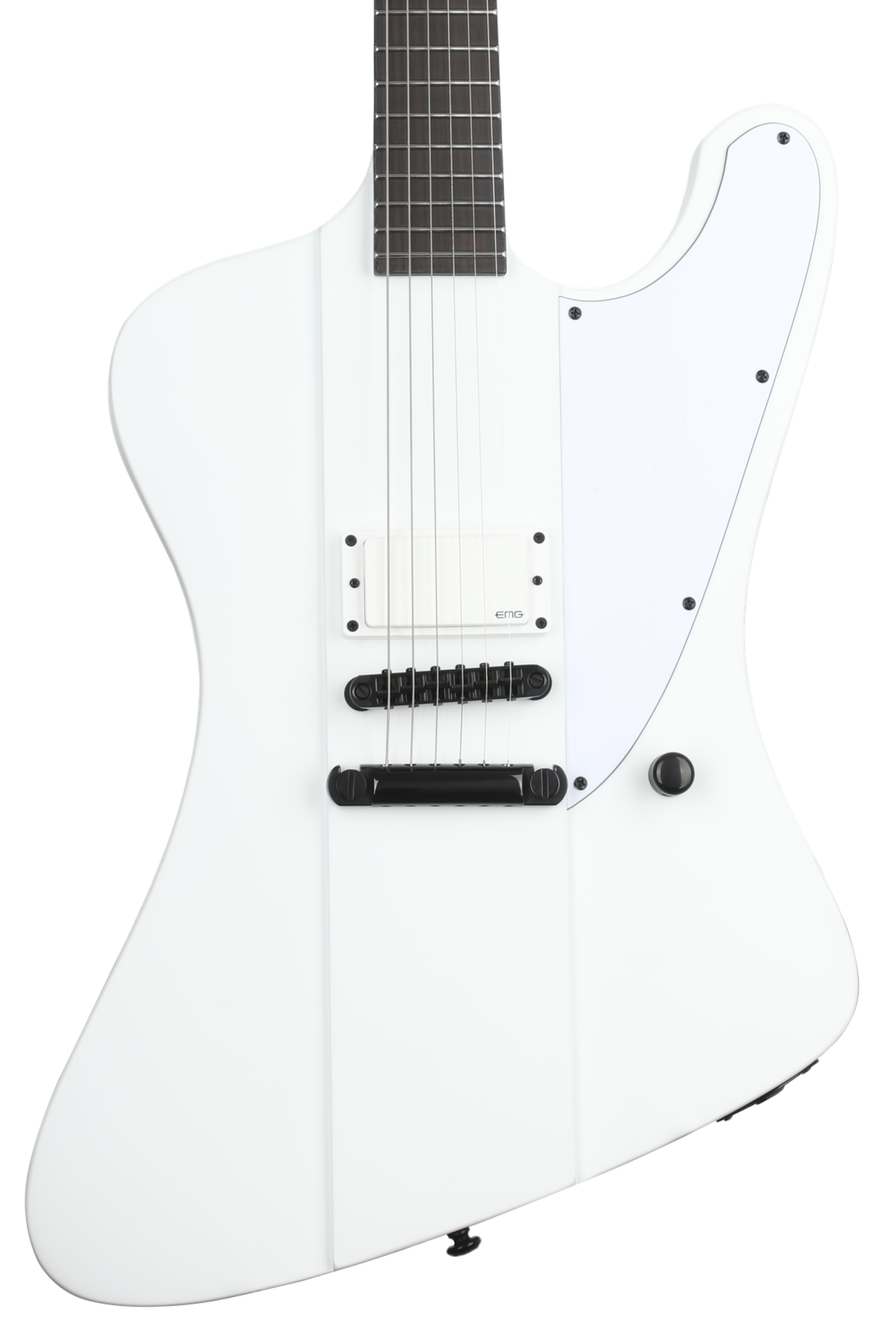 ESP LTD Phoenix Arctic Metal Electric Guitar - Snow White Satin