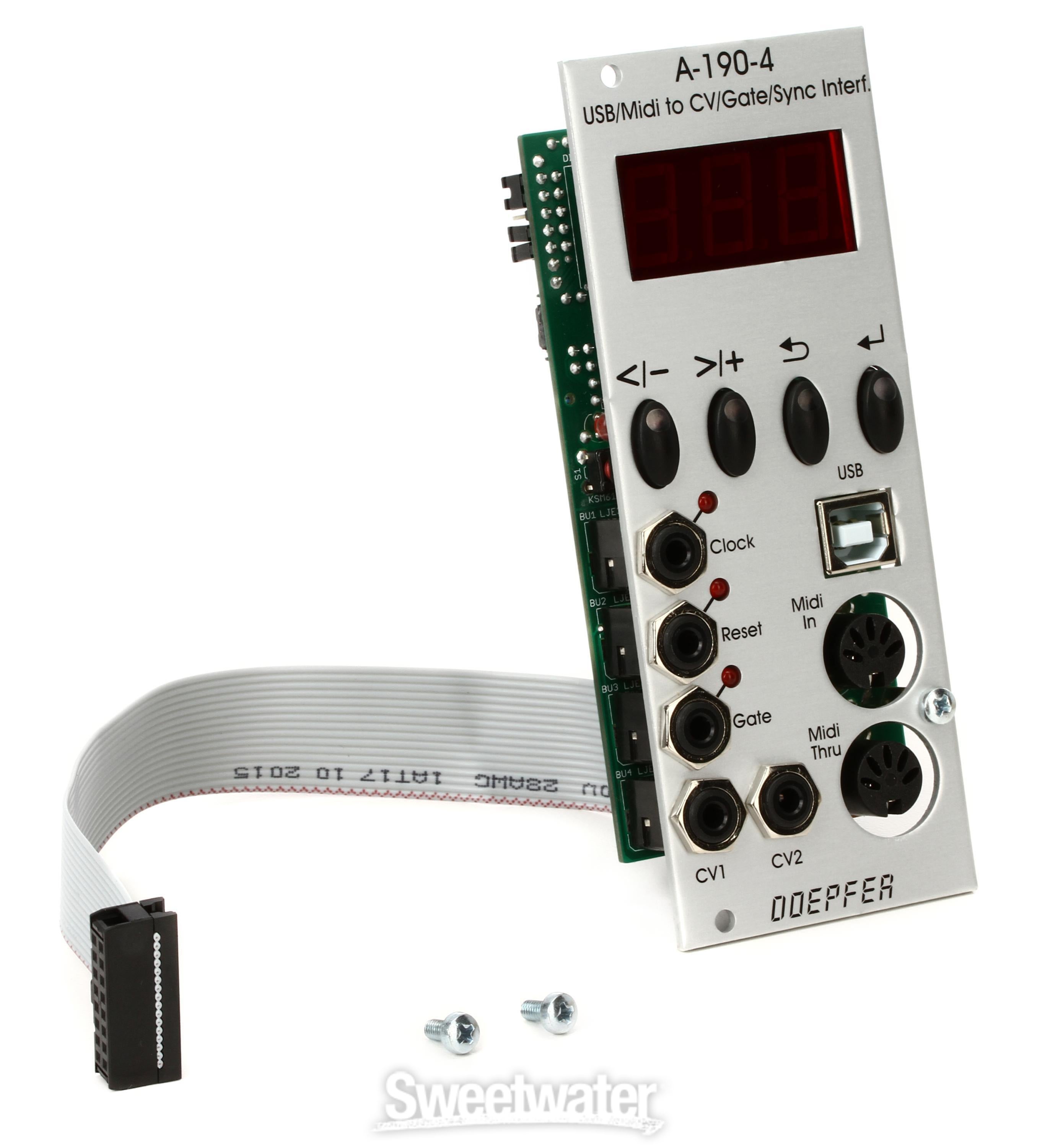 A-190-4 Eurorack USB/MIDI to CV/Gate/Sync Interface Module 