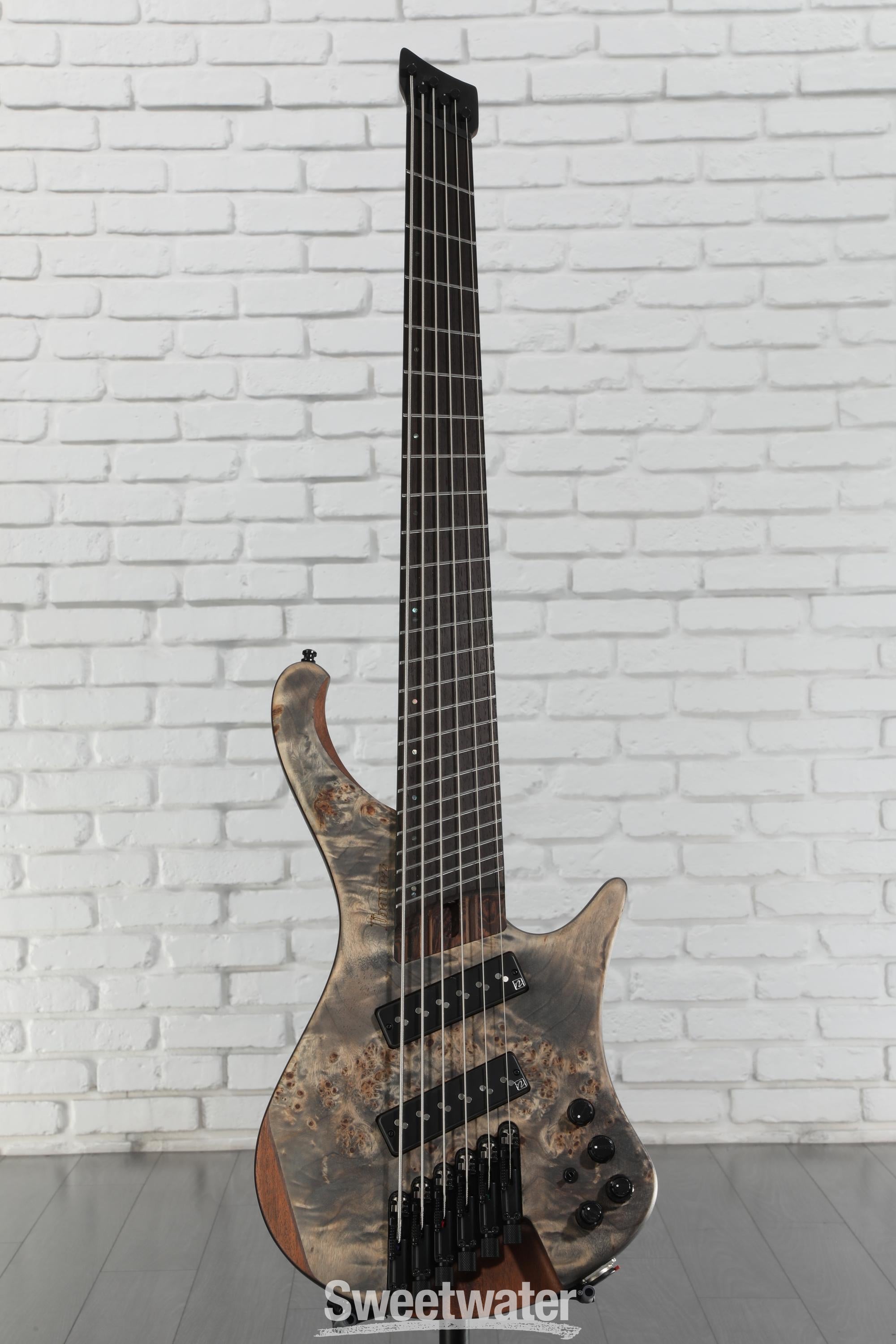 Ibanez Bass Workshop EHB1506MS Bass Guitar - Black Ice Flat