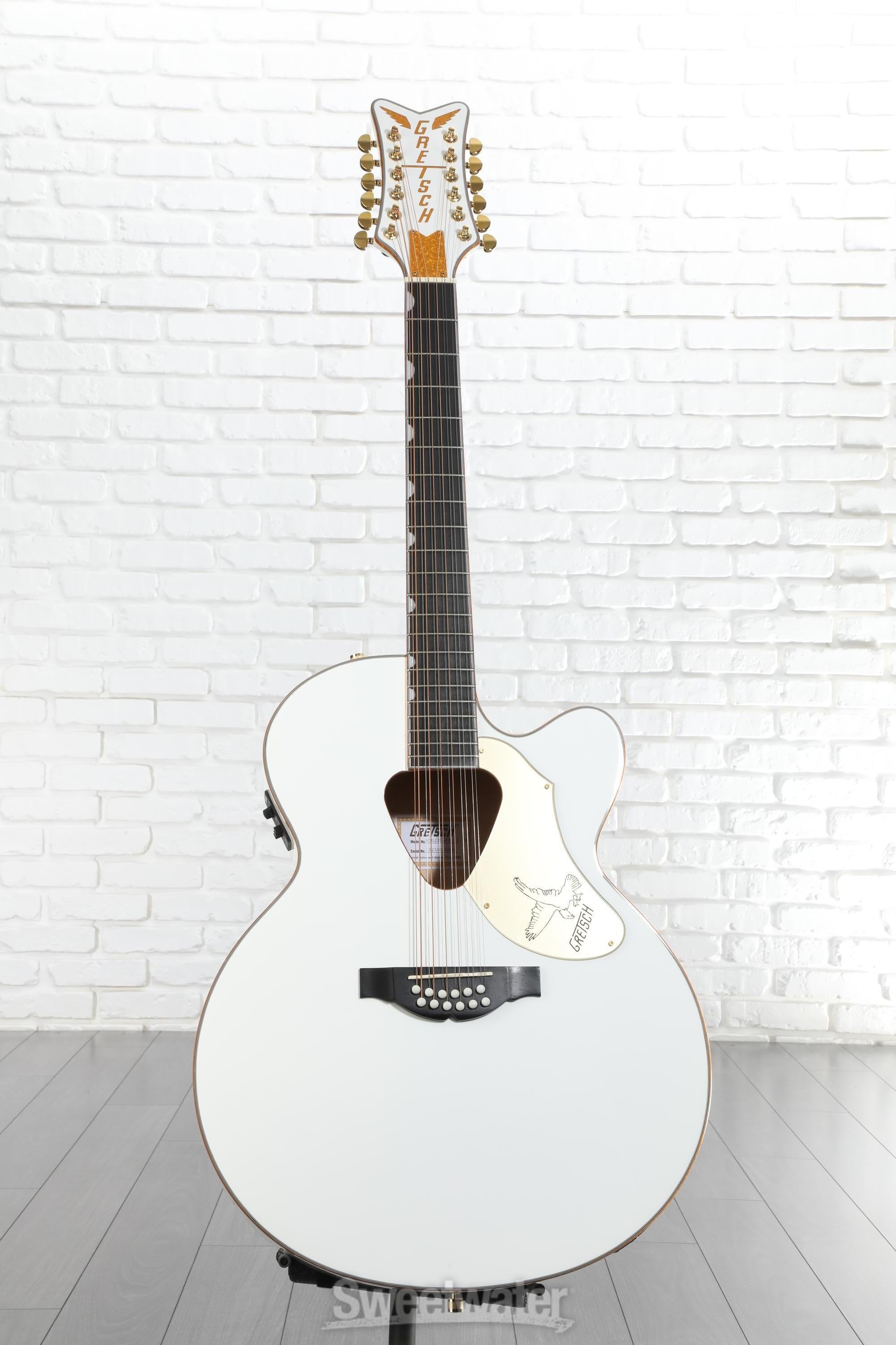 Gretsch G5022CWFE-12 Rancher Falcon Jumbo - White | Sweetwater