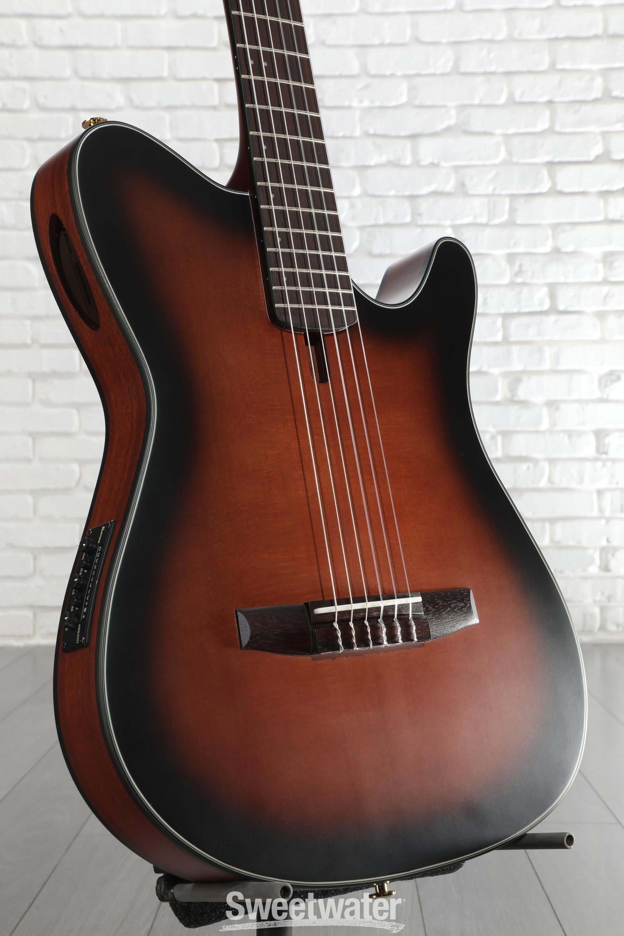 Ibanez FRH10N Thinline Nylon Acoustic-electric Guitar - Brown