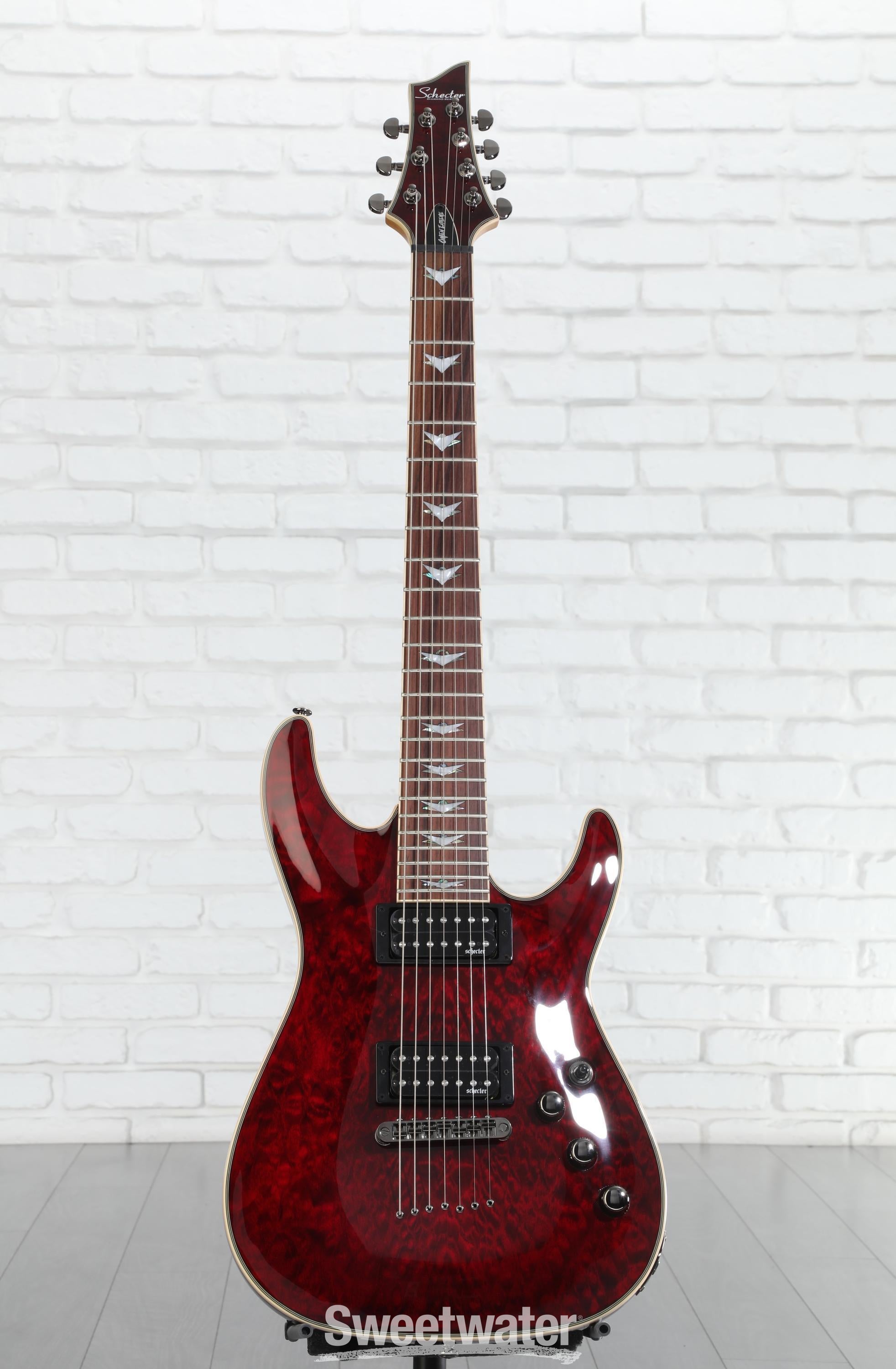 Schecter Omen Extreme-7 Electric Guitar - Black Cherry | Sweetwater