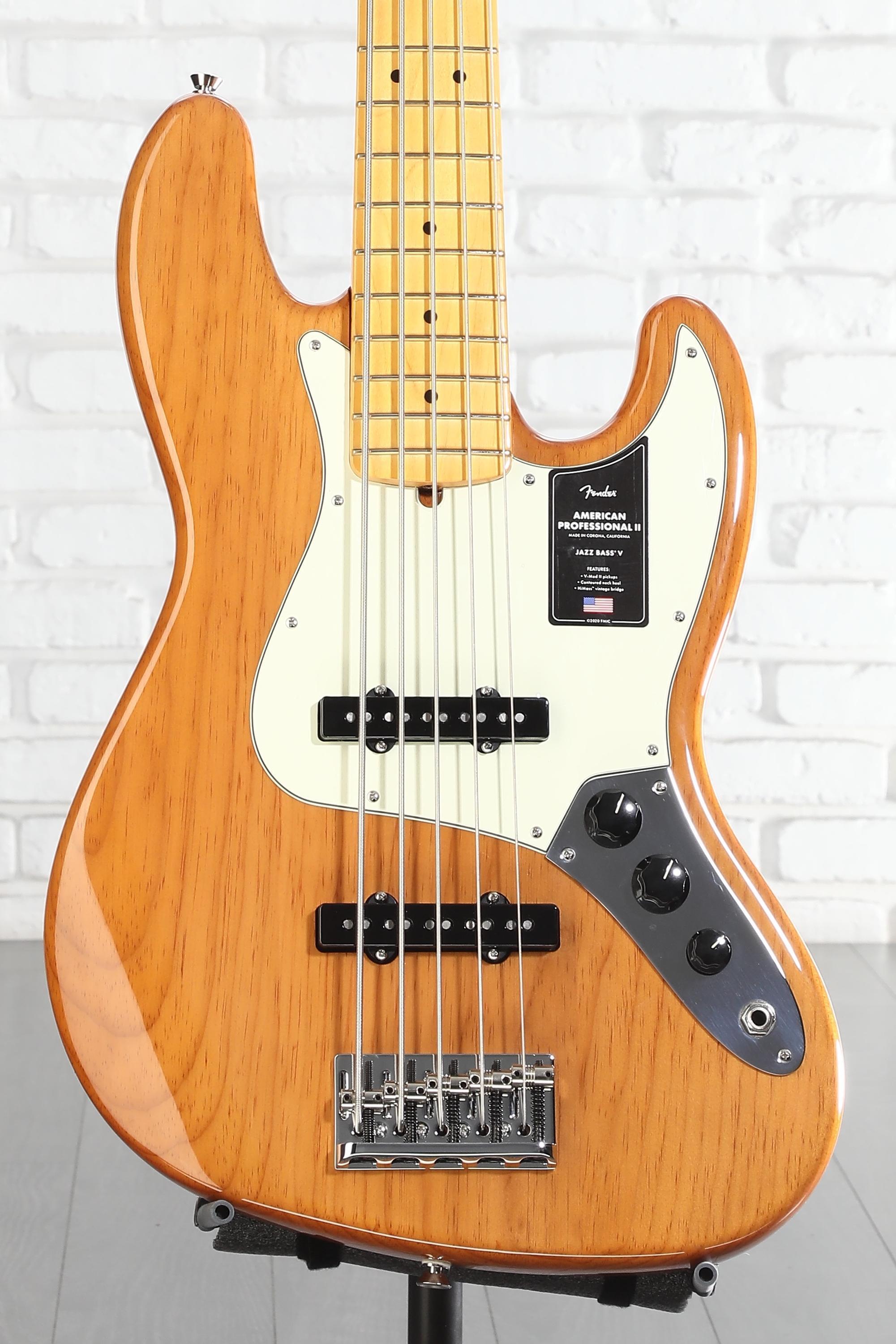 Fender American Professional II Jazz Bass V - Roasted Pine, Maple