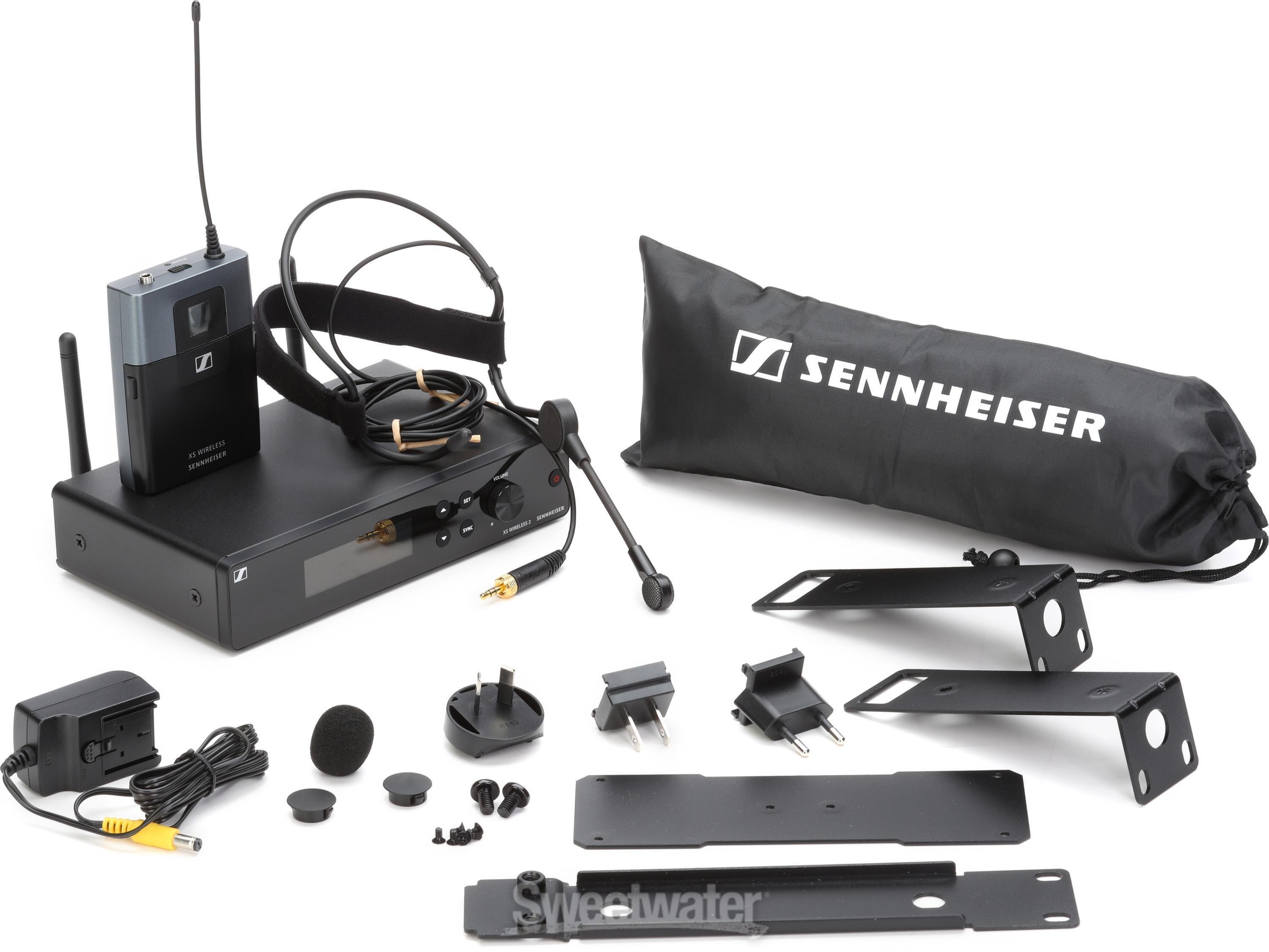 Sennheiser XSW 2-ME3 Wireless Headworn Microphone System - A Range