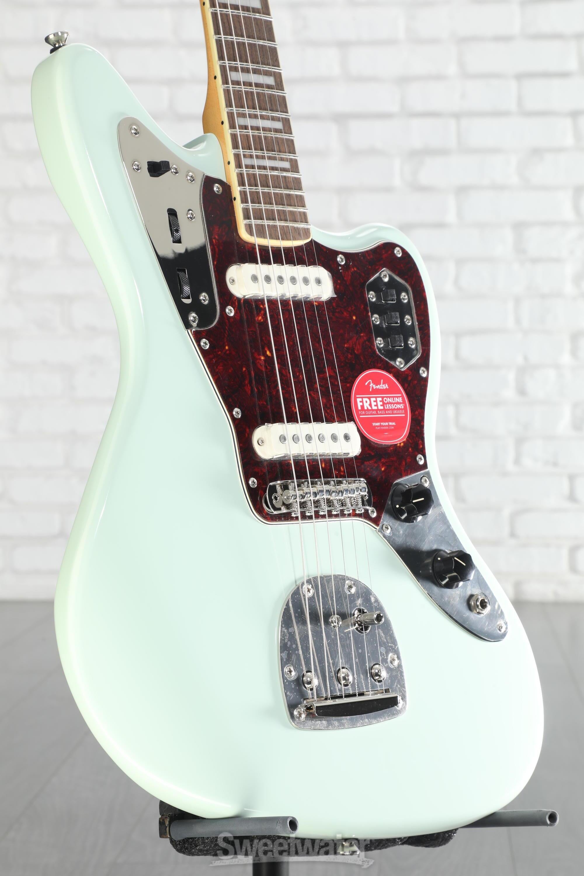 Squier Classic Vibe '70s Jaguar - Surf Green Reviews | Sweetwater