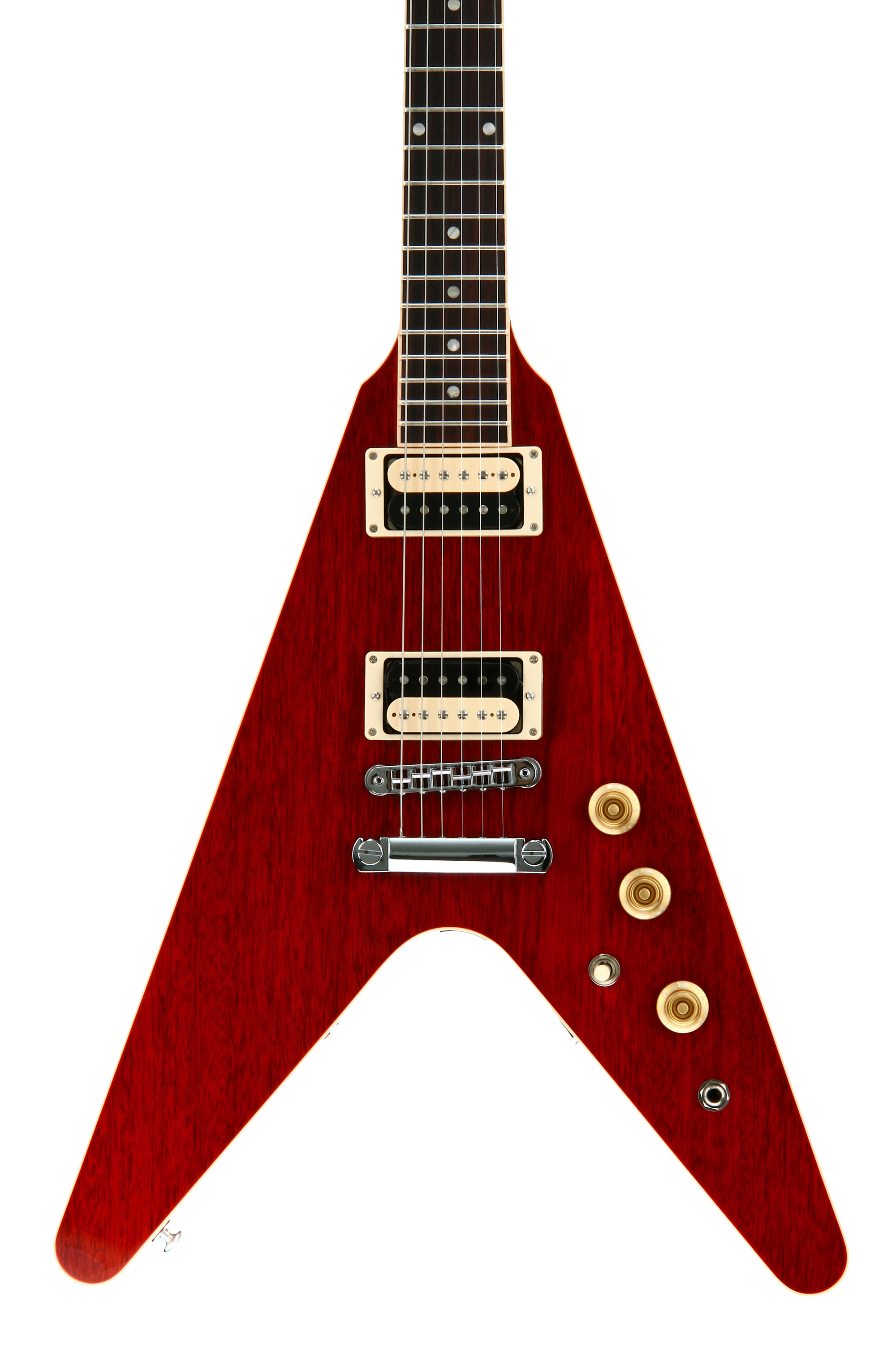Gibson Flying V 2016, Traditional - Wine Red, Chrome Hardware
