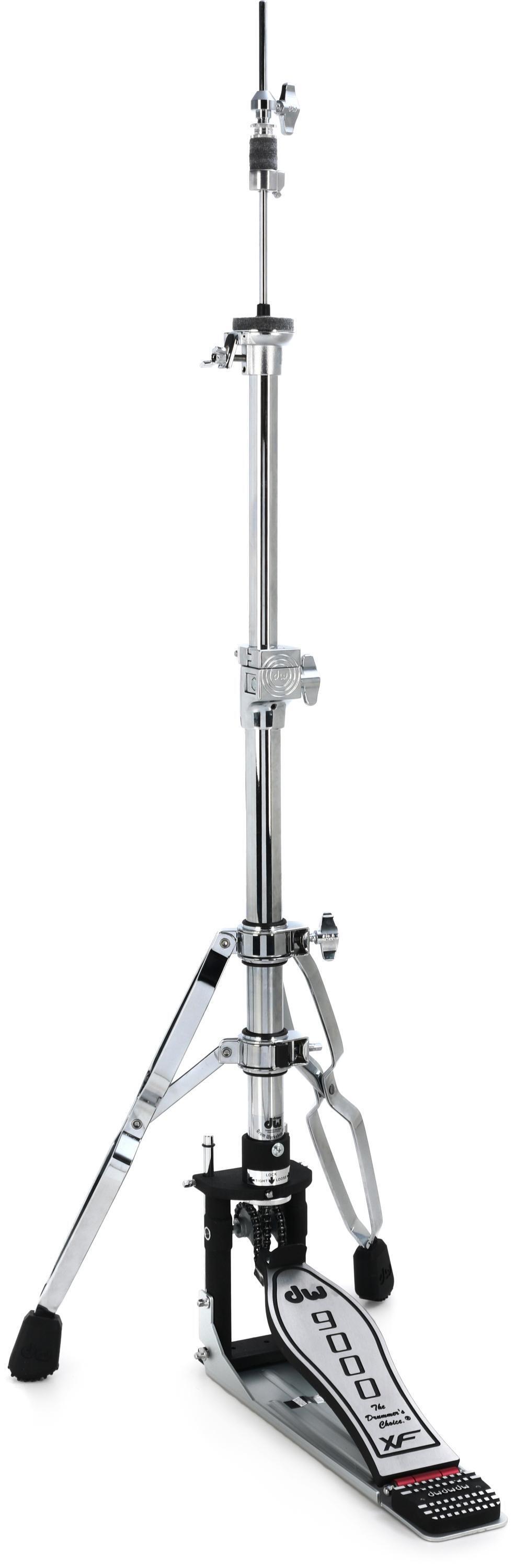 DW DWCP9002XF 9000 Series Double Bass Drum Pedal with Extended 